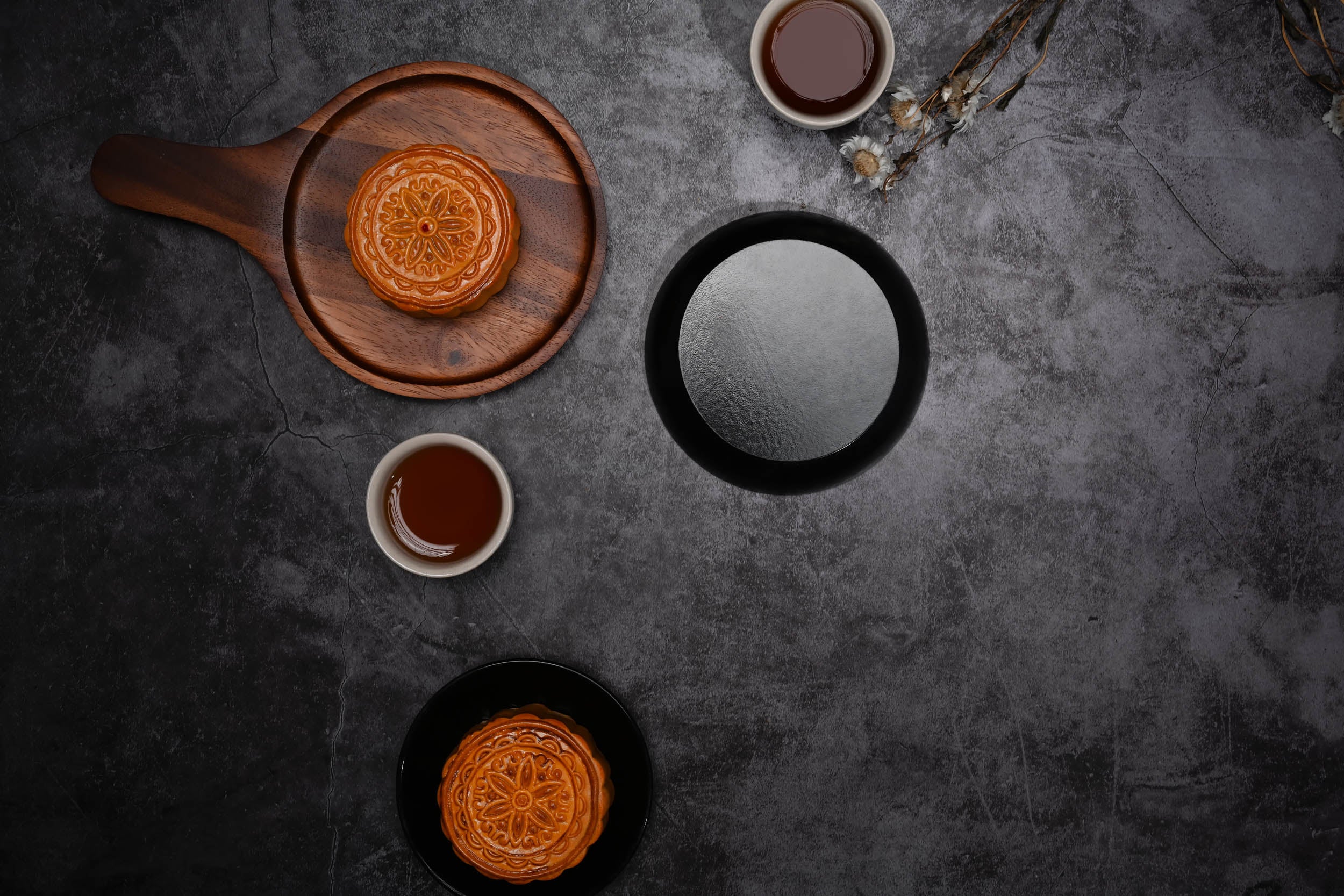 Maan­cake & Thee - LW00911 Fotobehang