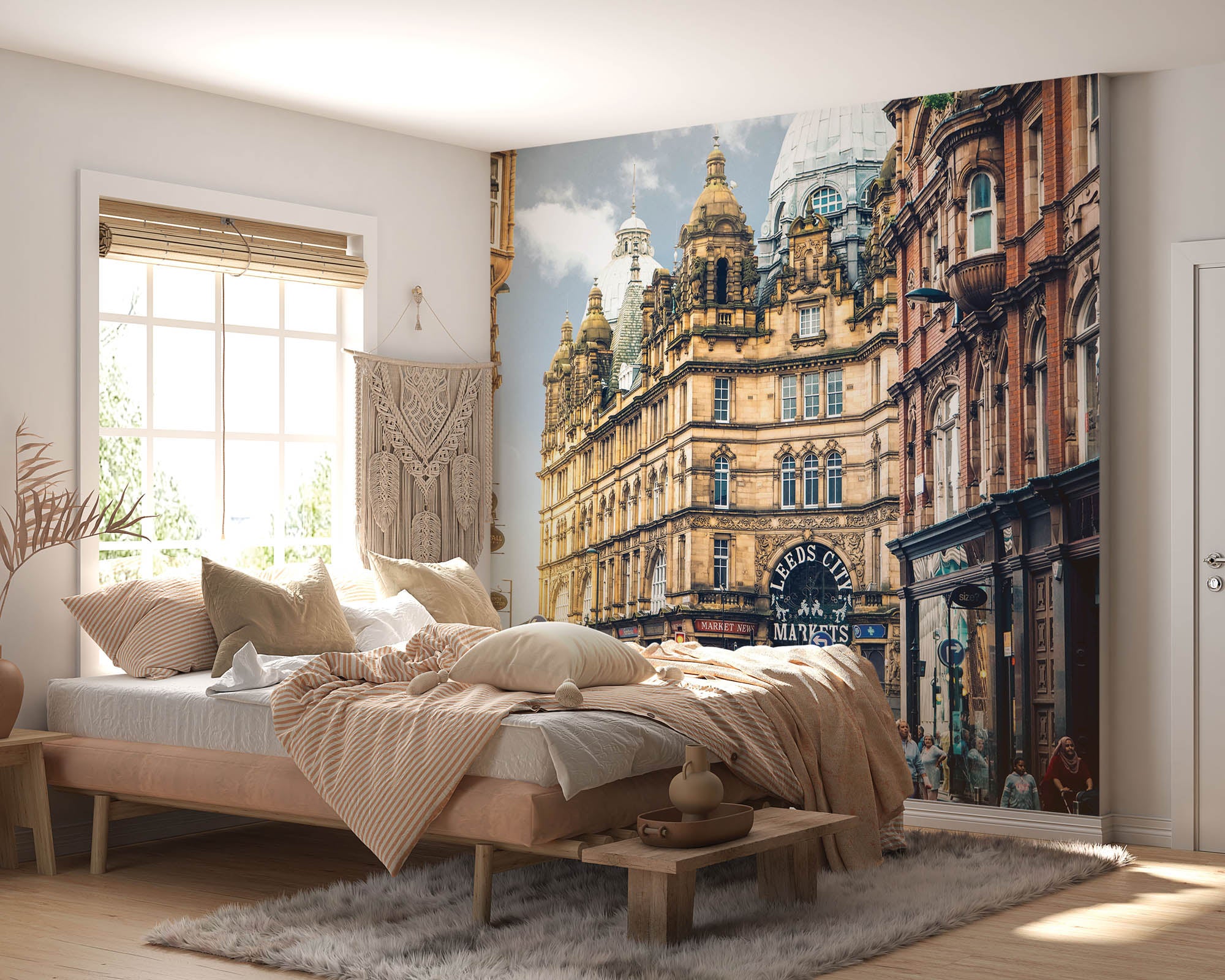 Marktcomplex Leeds - LW00380 Fotobehang