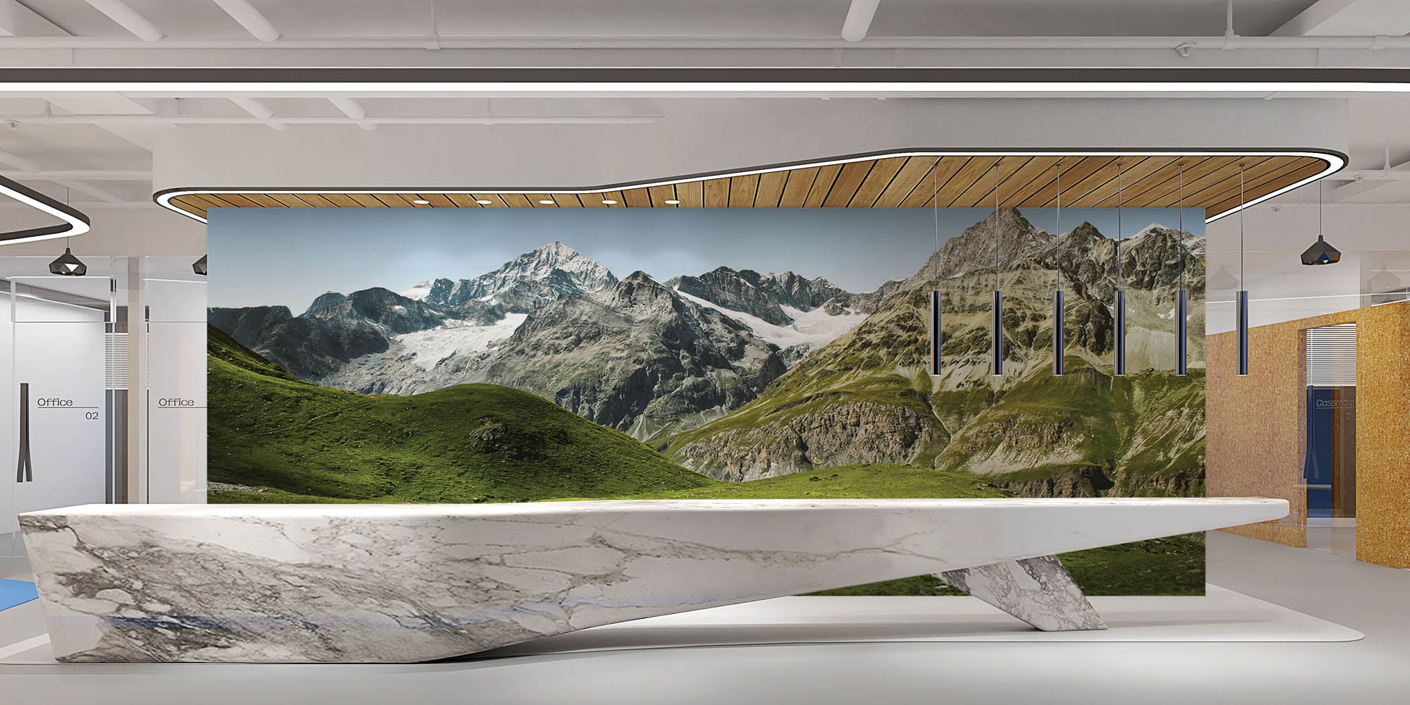 Matterhorn berg  - LW00106 Fotobehang