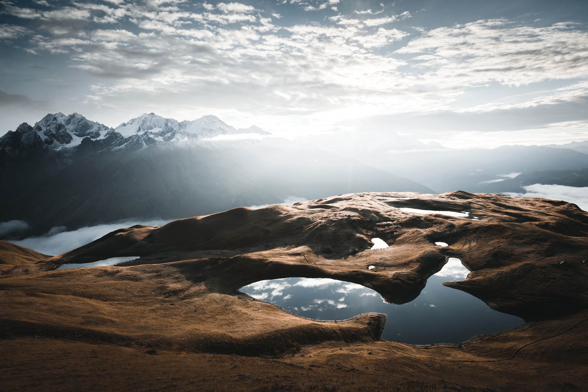 Meer Koruldi in Georgië  - LW00291 Fotobehang