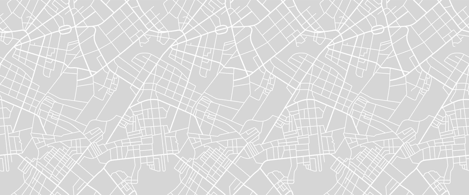 Minimalistisch Stadsplattegrond Lijnpatroon - LW00719 Fotobehang