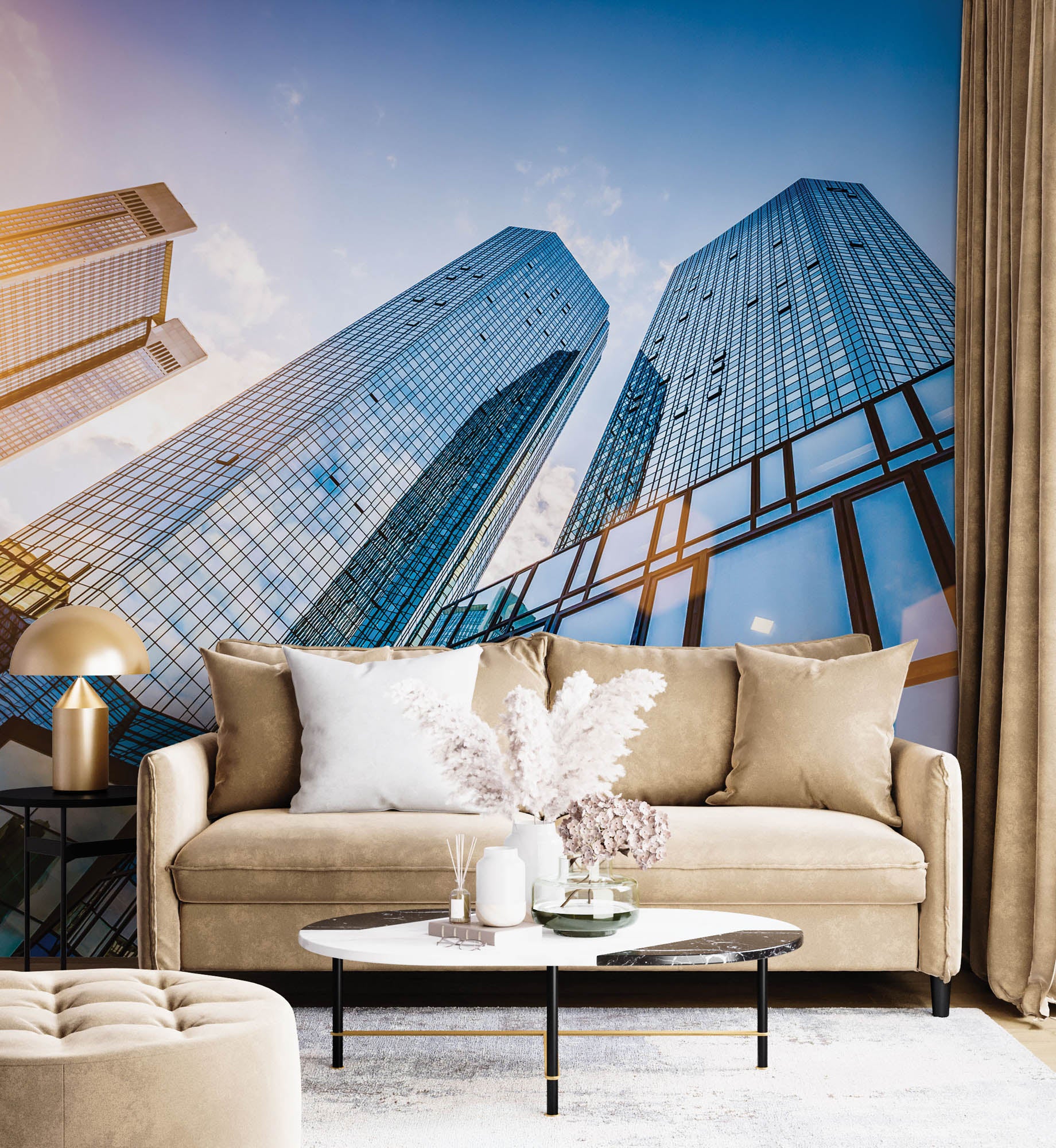 Moderne wolkenkrabbers- LW00018 Fotobehang