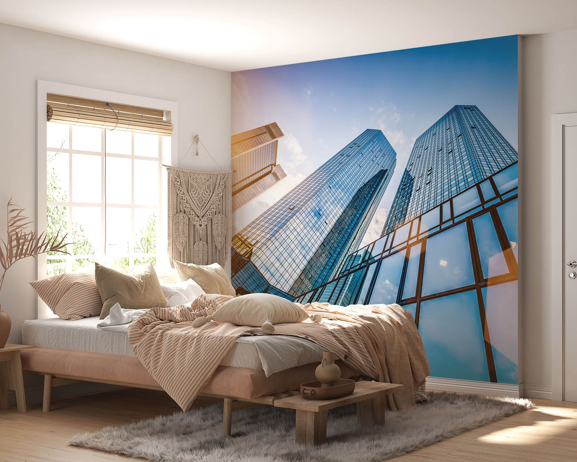 Moderne wolkenkrabbers- LW00018 Fotobehang