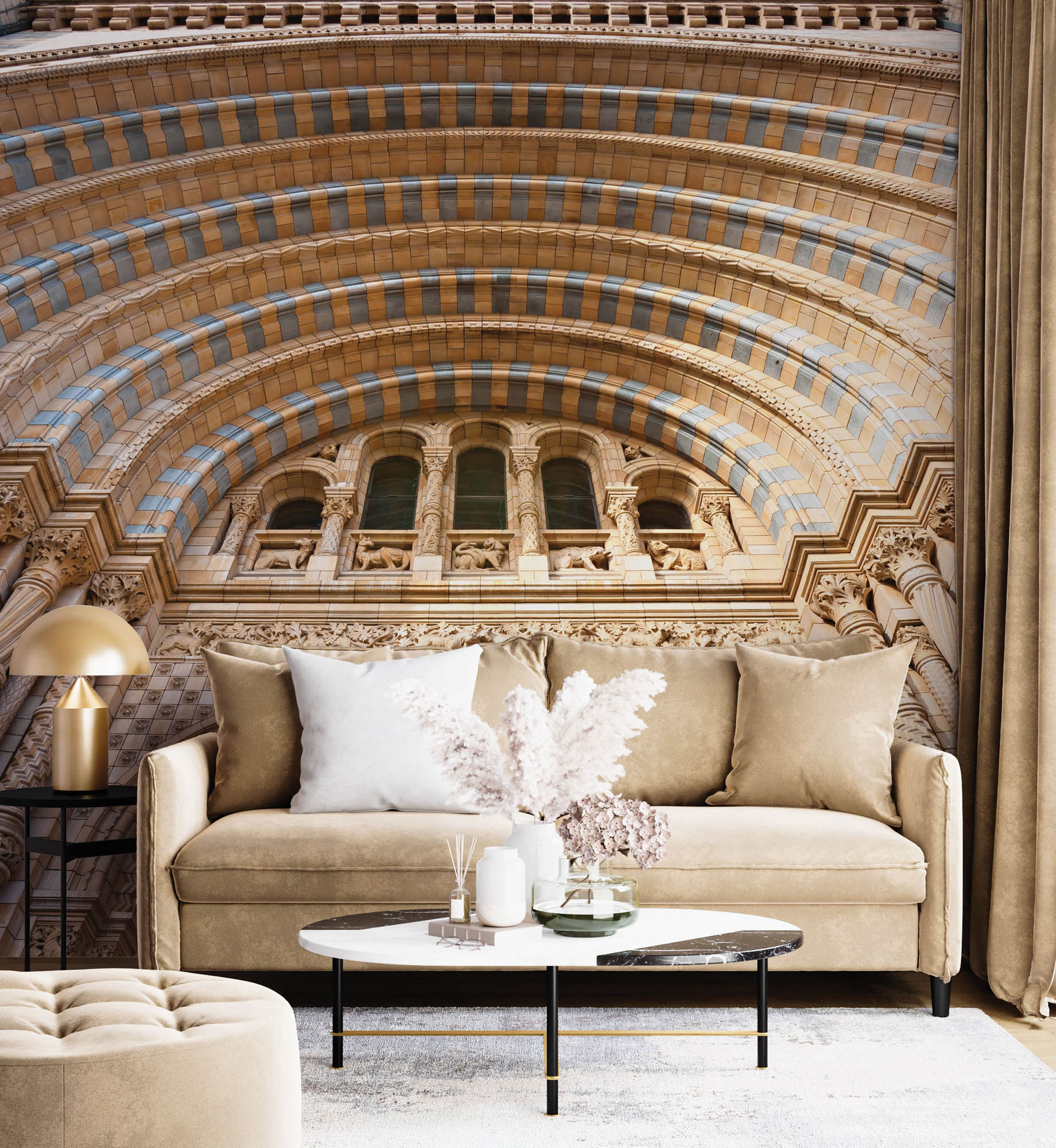 Natuurhistorisch museum Londen  - LW00006 Fotobehang