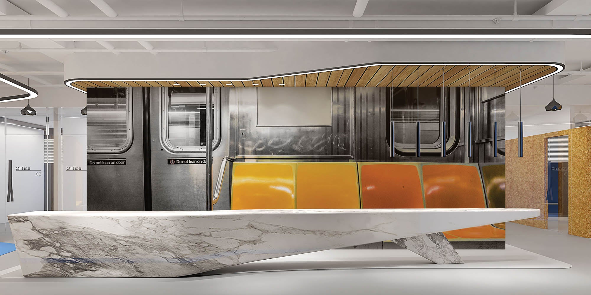 New York metro - LW00370 Fotobehang