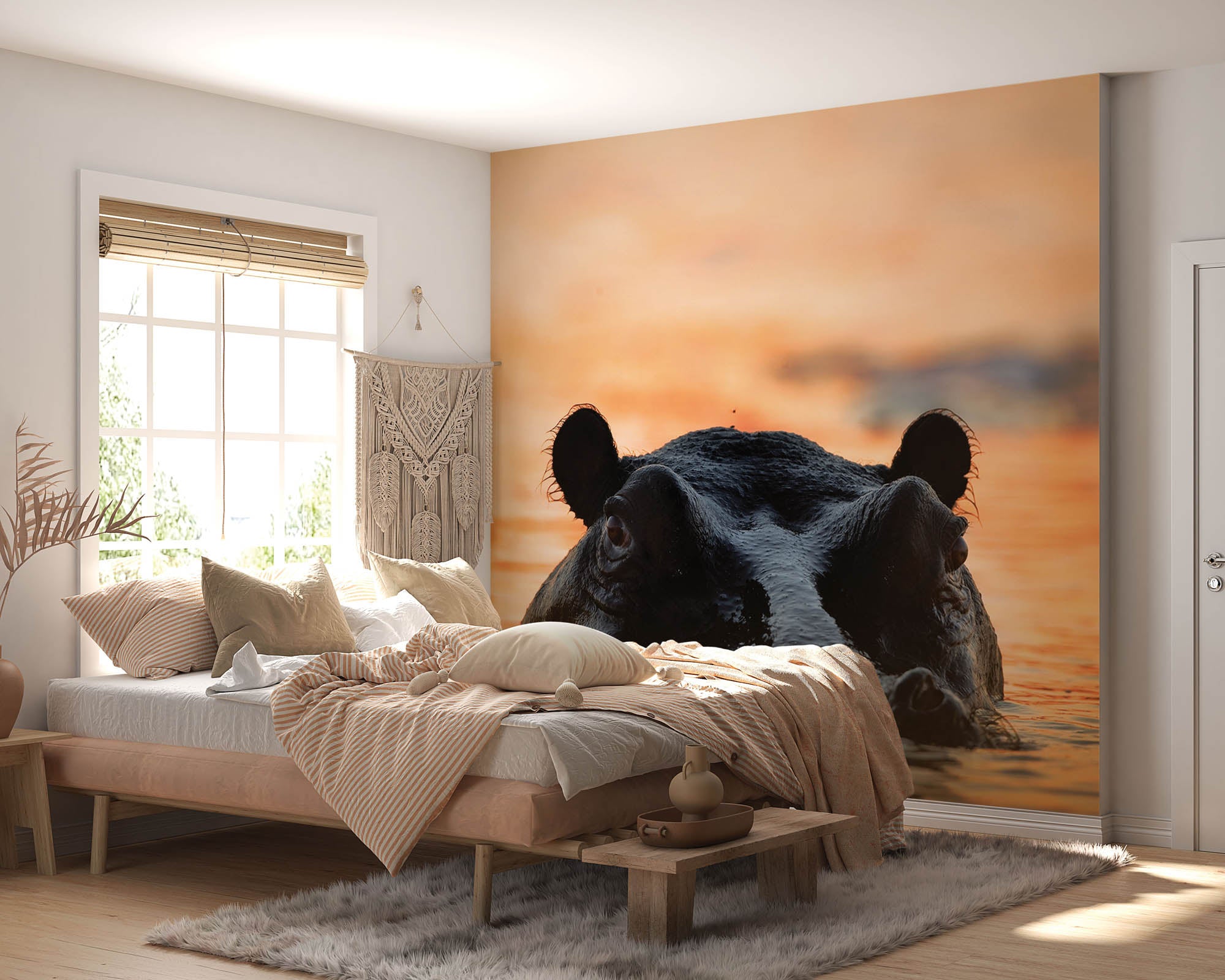 Nijlpaard - LW00150 Fotobehang