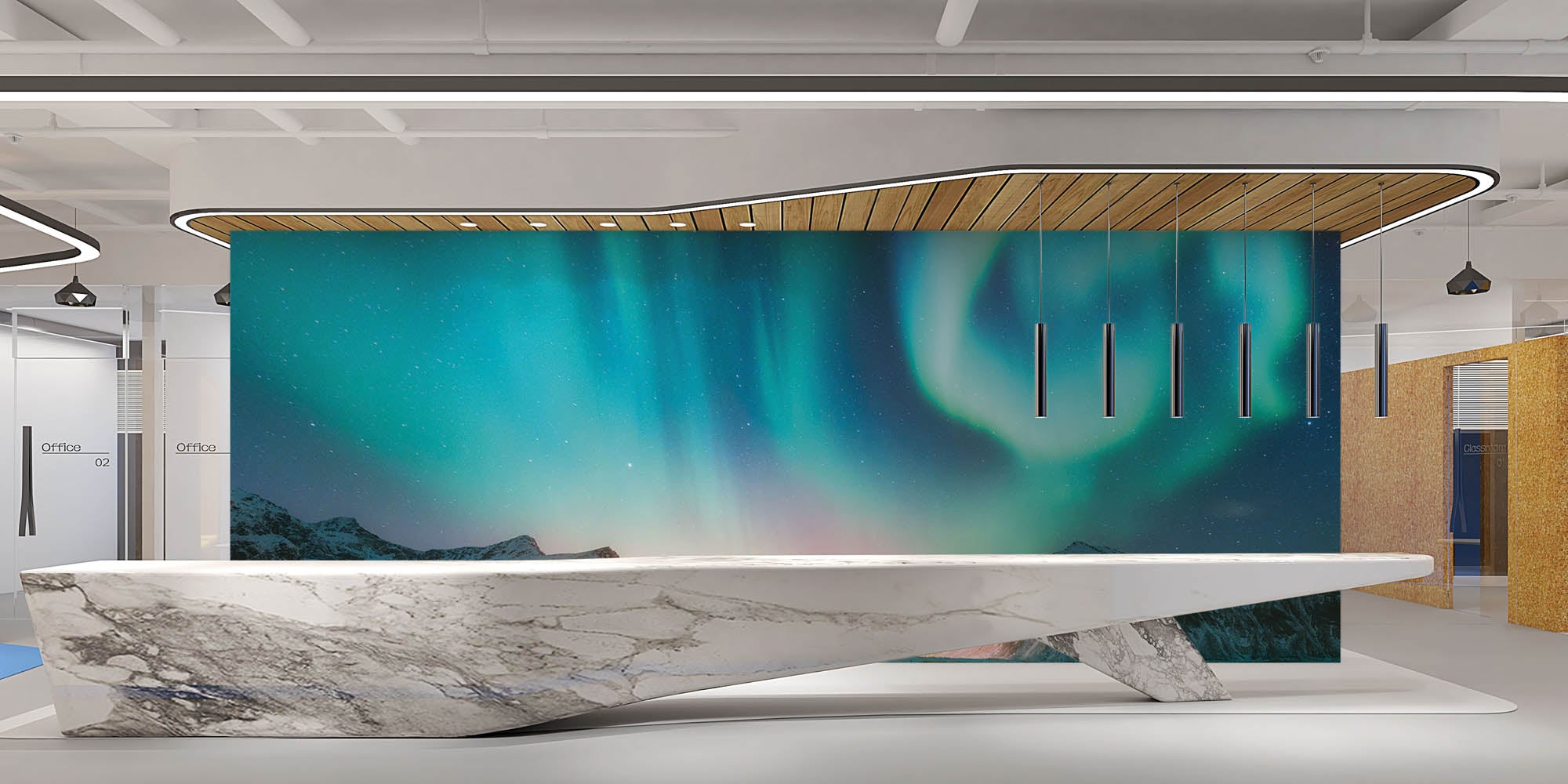 Noorderlicht  - LW00292 Fotobehang