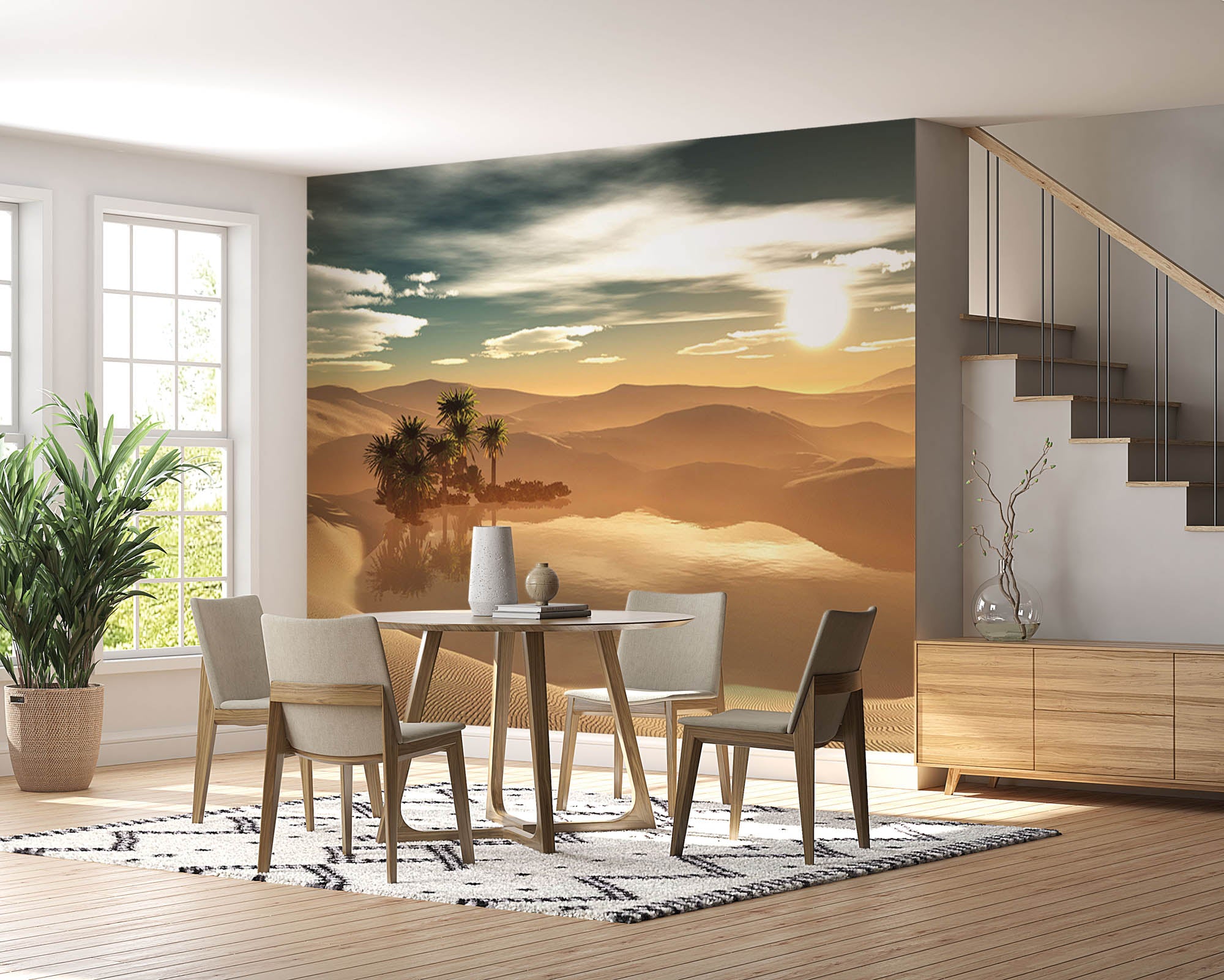 Oase in de woestijn - LW00281 Fotobehang