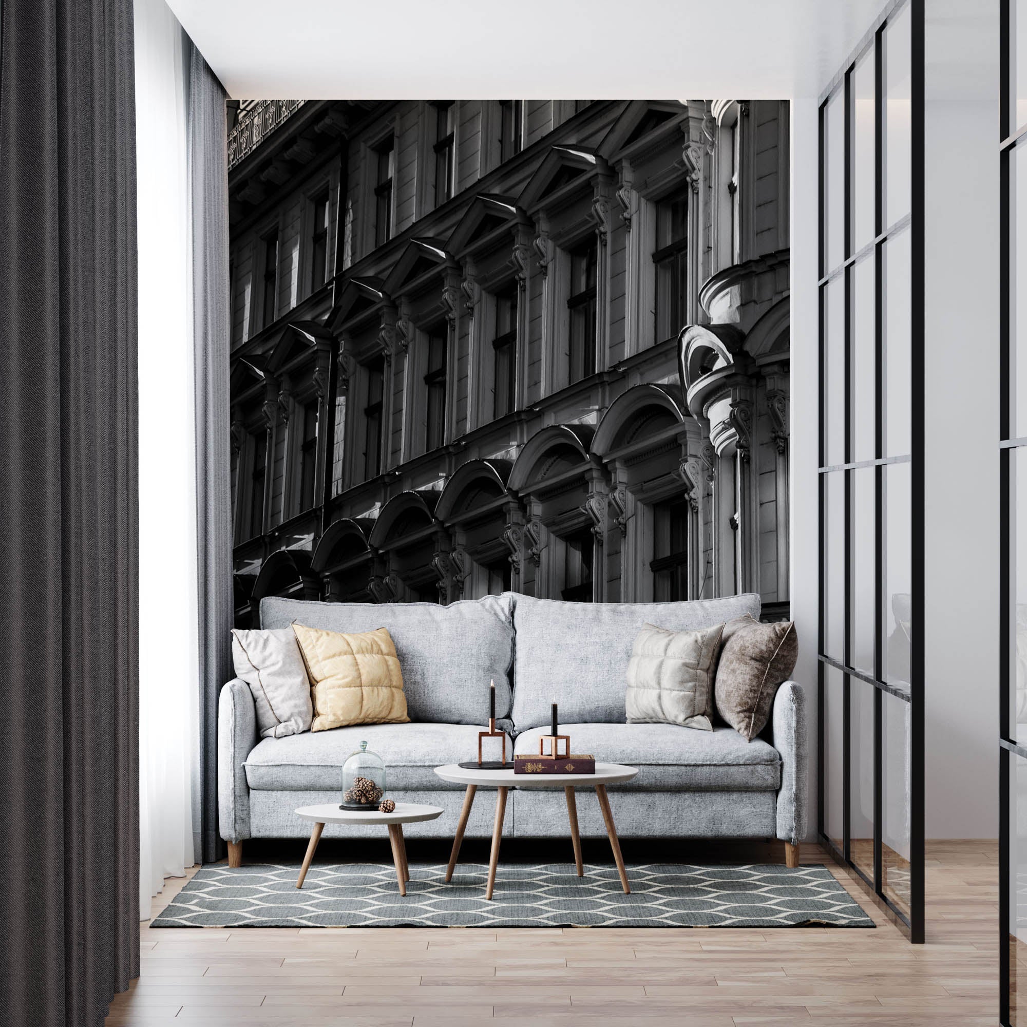 Oud gebouw- LW00009 Fotobehang