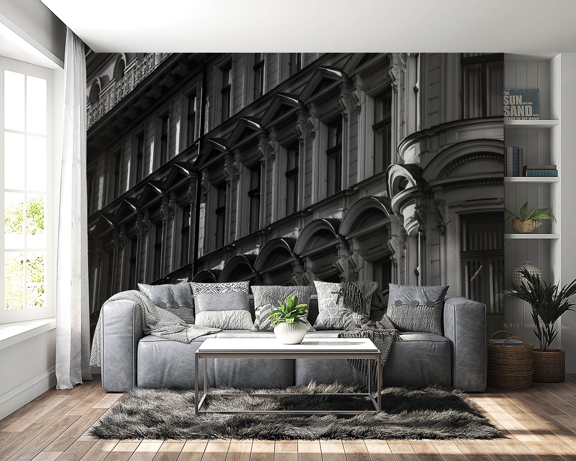 Oud gebouw- LW00009 Fotobehang