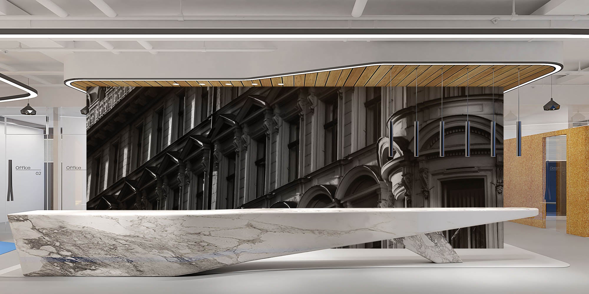 Oud gebouw- LW00009 Fotobehang