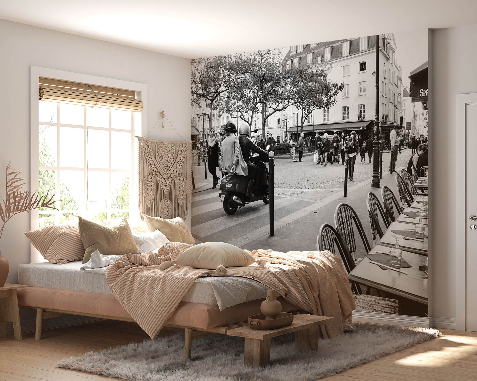 Oude straat Parijs - LW00369 Fotobehang