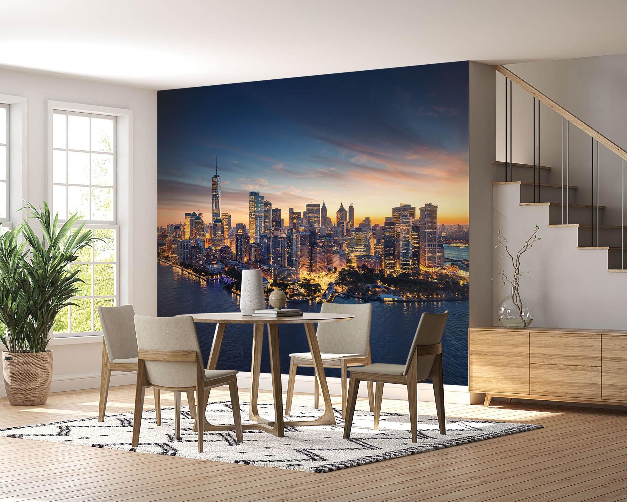 Panorama New York City skyline - LW00344 Fotobehang