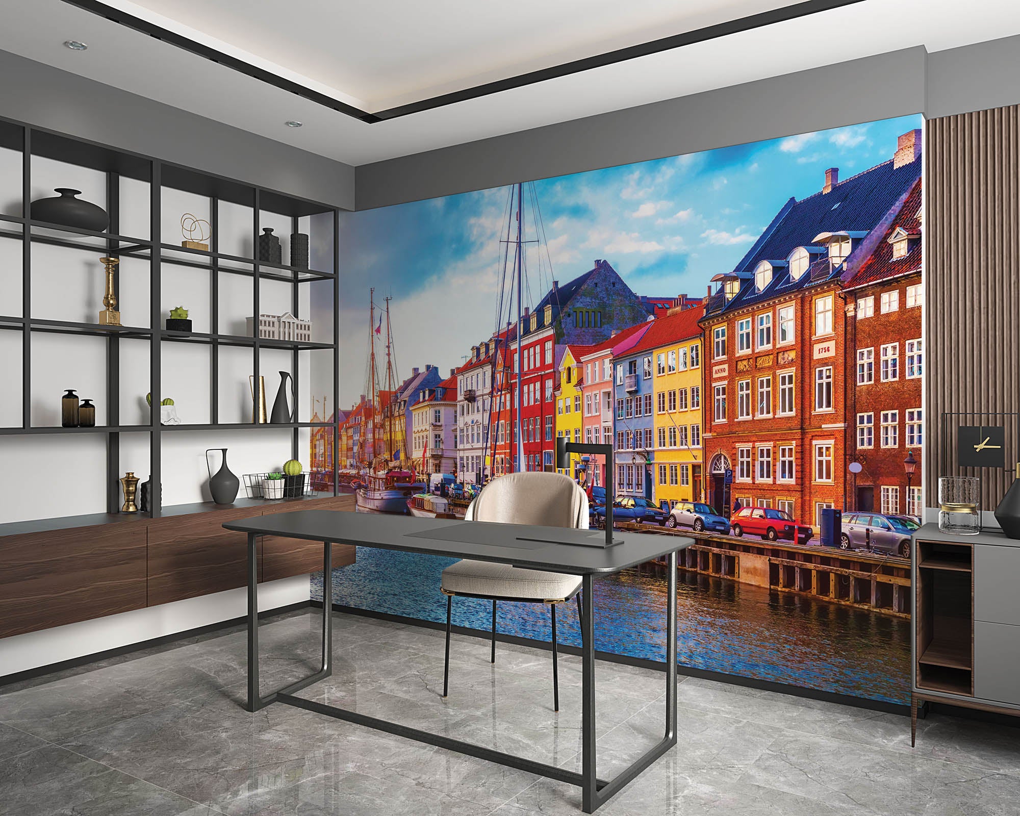 Pier in Kopenhagen - LW00389 Fotobehang