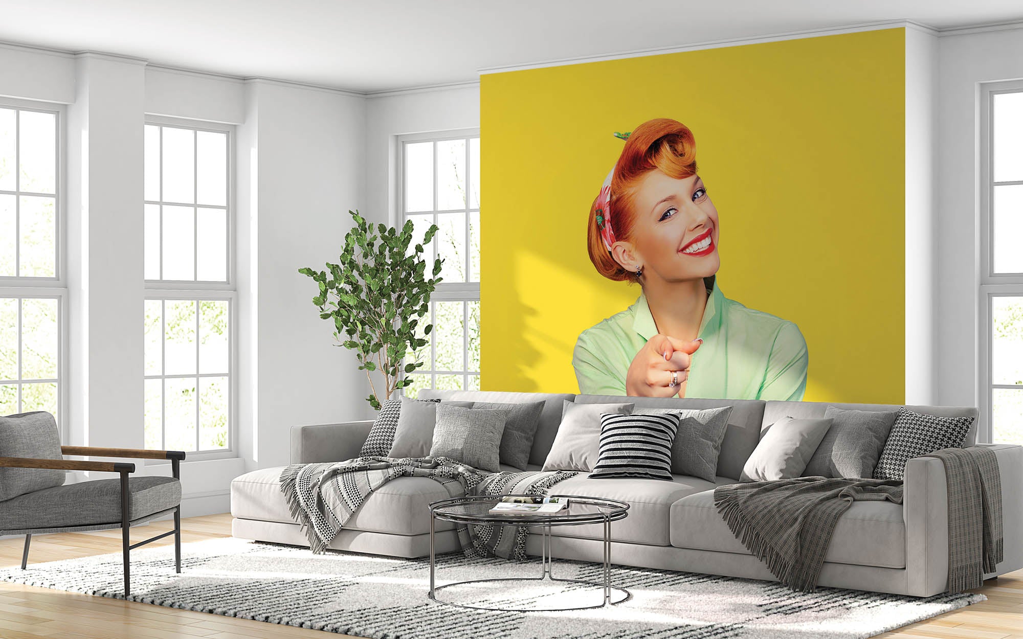 Pin-up vrouw - LW00424 Fotobehang