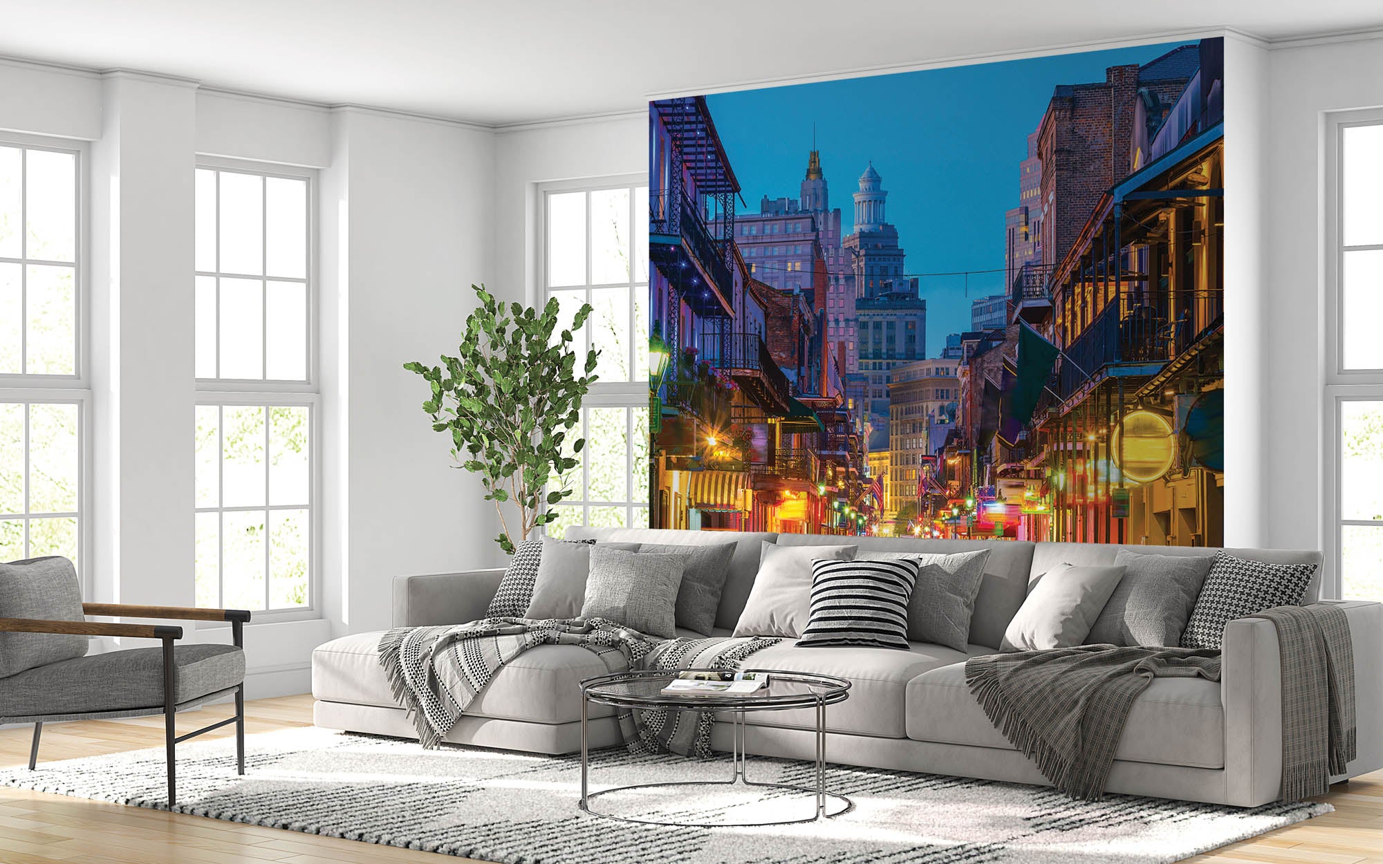 Pubs en bars in neon licht - LW00425 Fotobehang