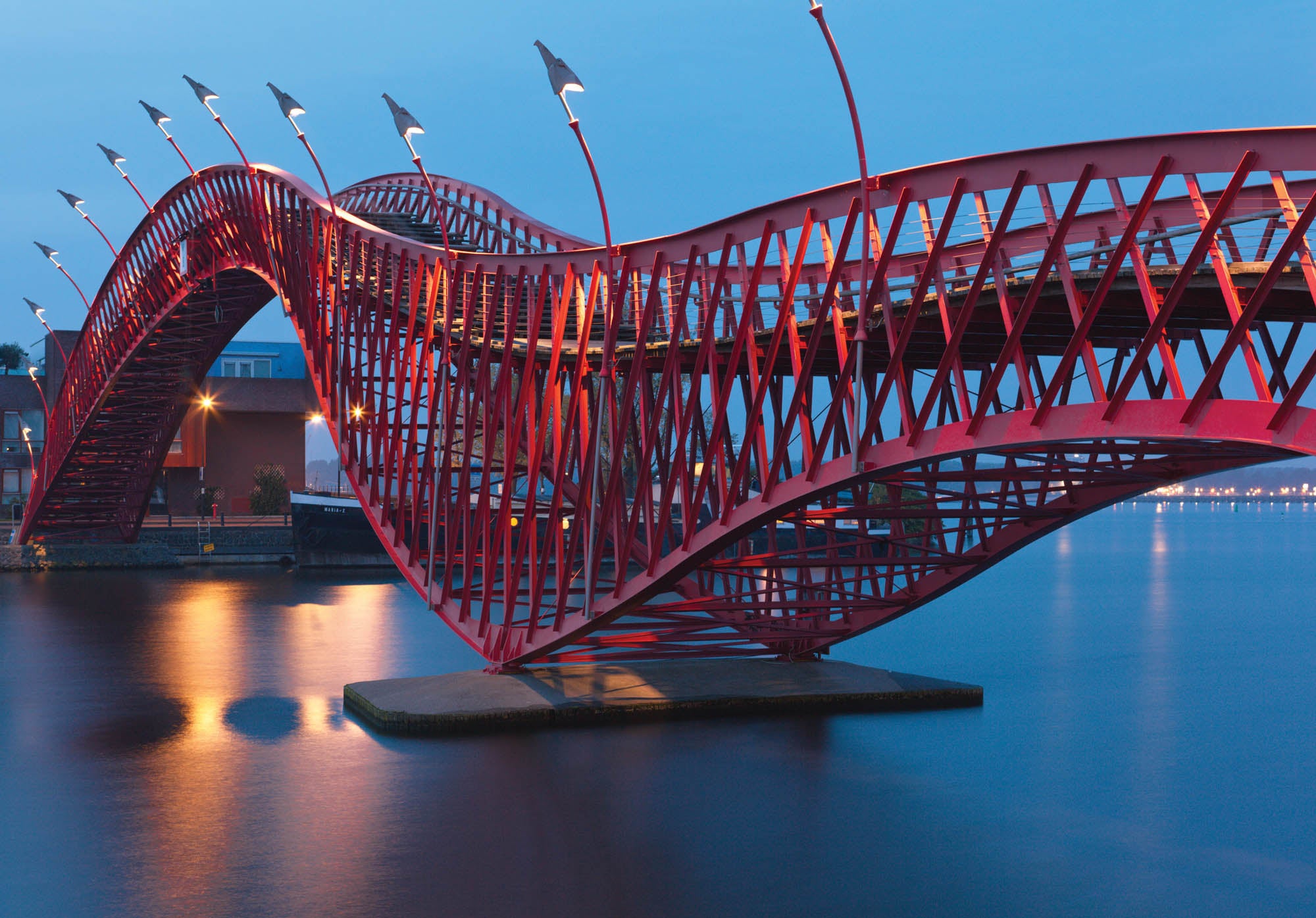 Python Brug - LW00016 Fotobehang