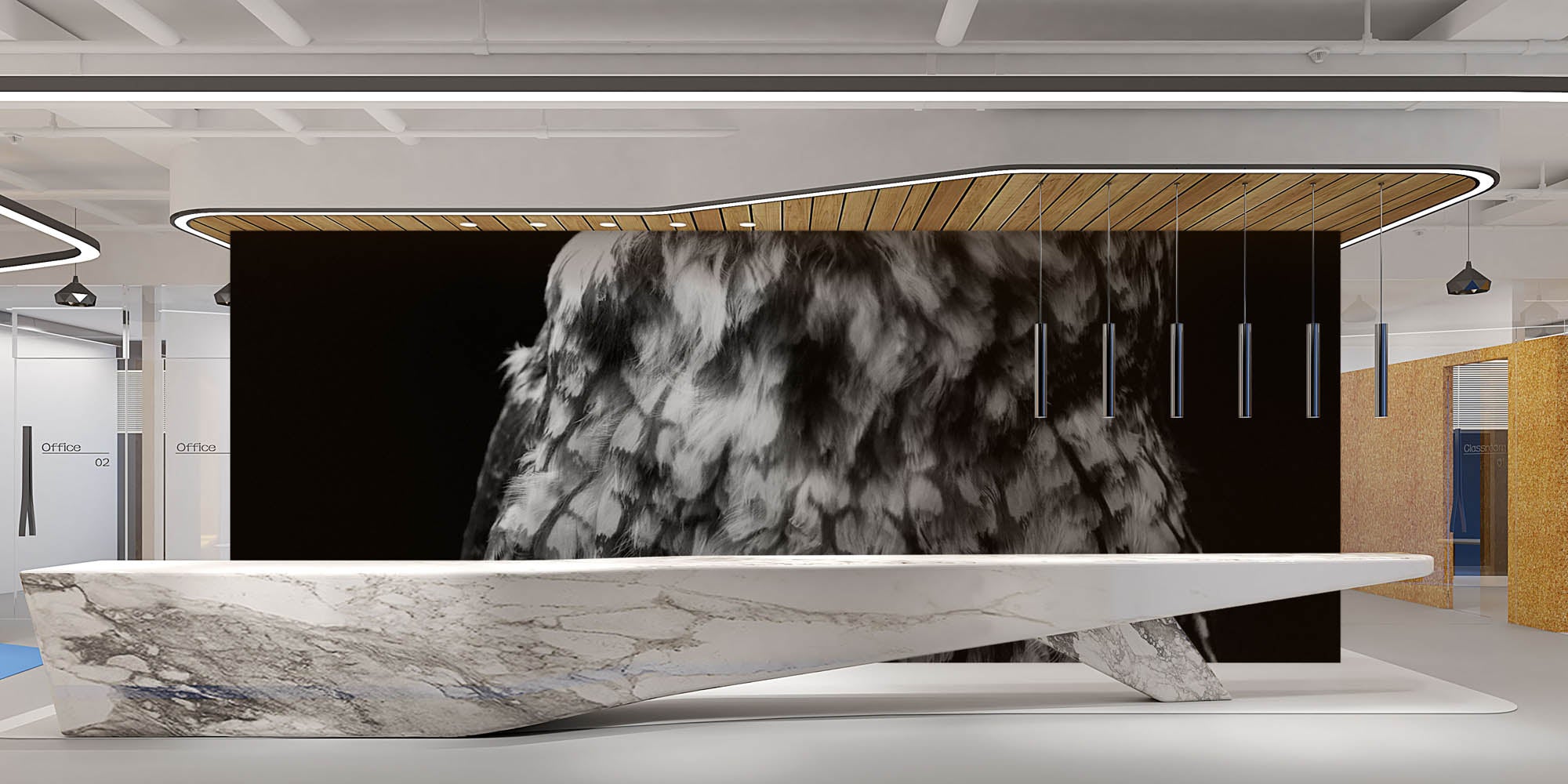 Ransuil  - LW00200 Fotobehang