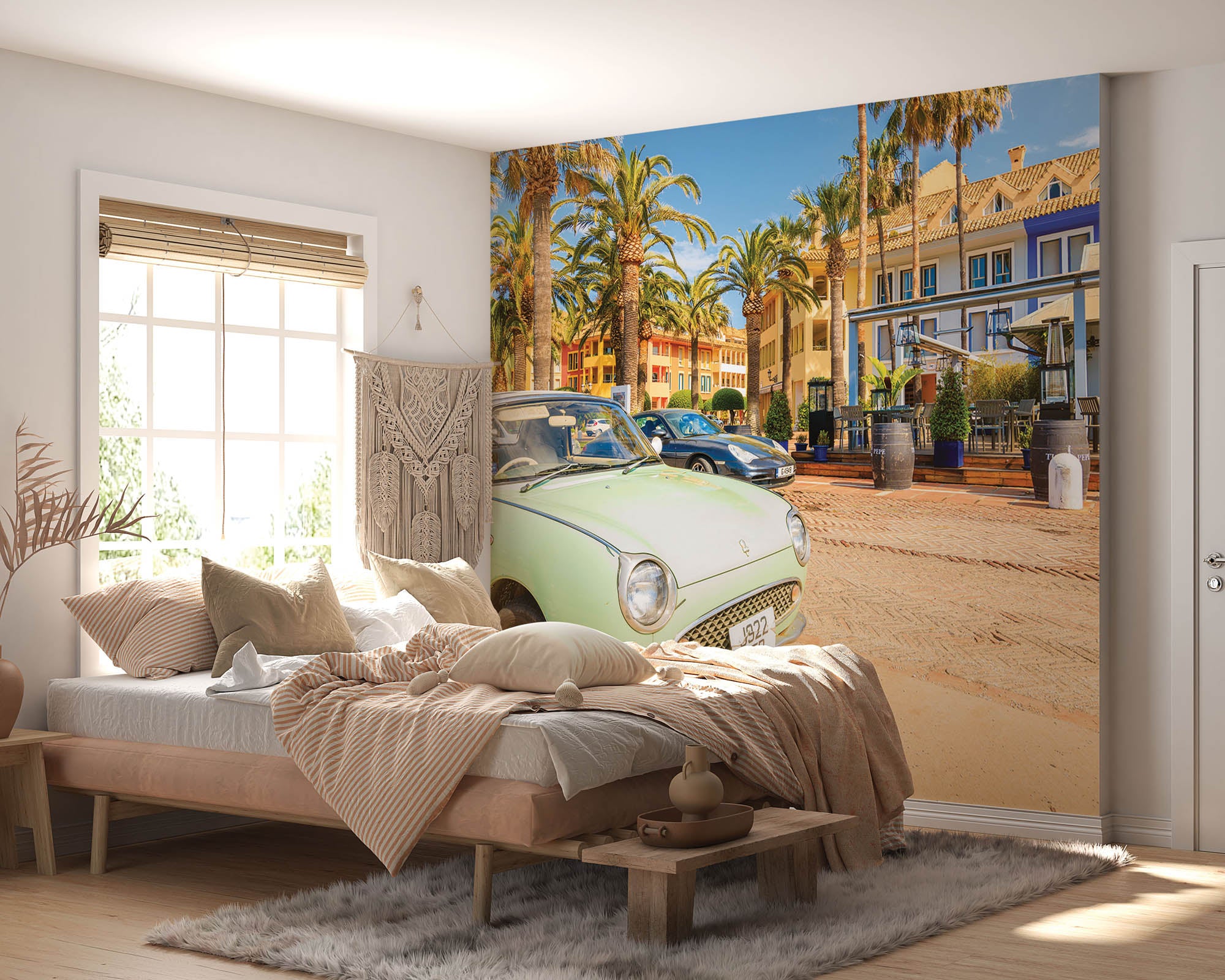 Retro Italiaanse auto - LW00445 Fotobehang