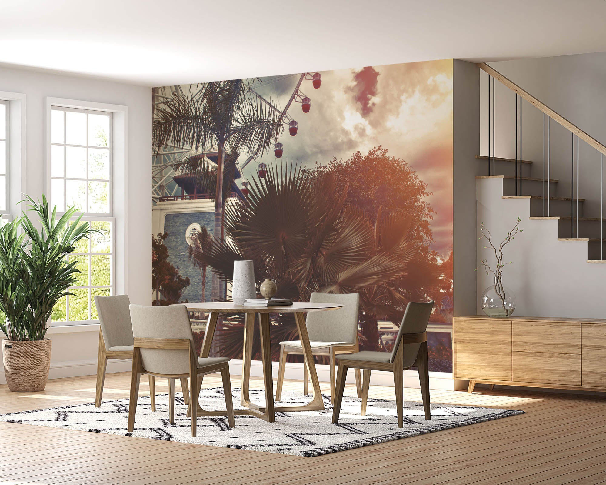 Reuzenrad in Vietnam - LW00423 Fotobehang