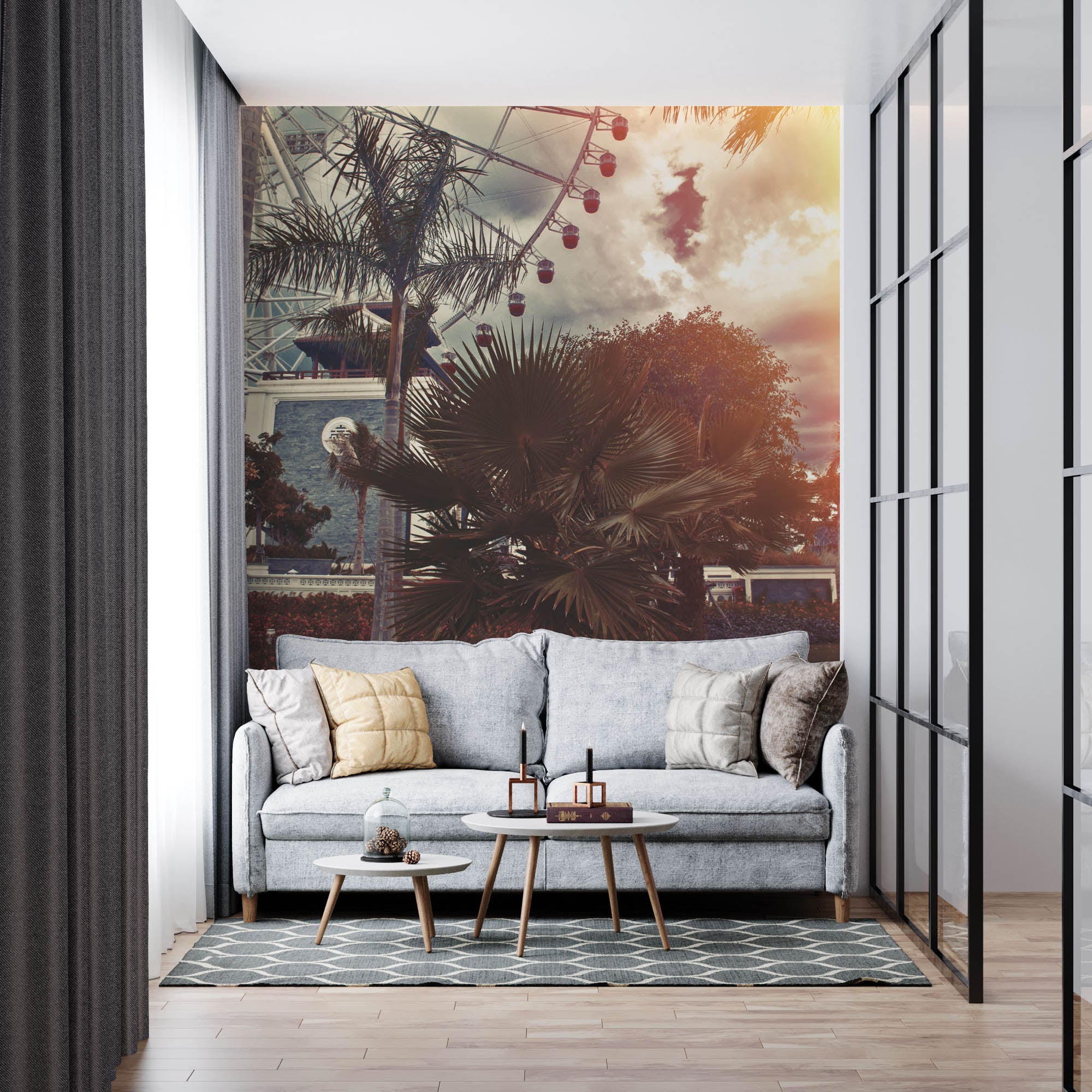 Reuzenrad in Vietnam - LW00423 Fotobehang