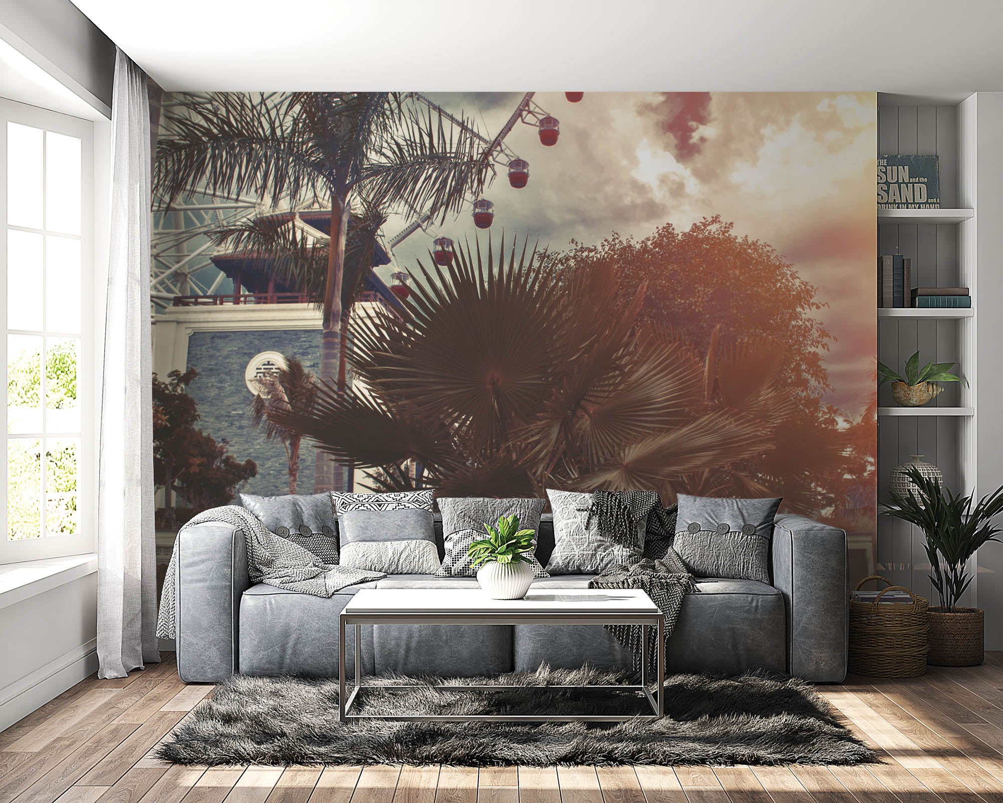 Reuzenrad in Vietnam - LW00423 Fotobehang