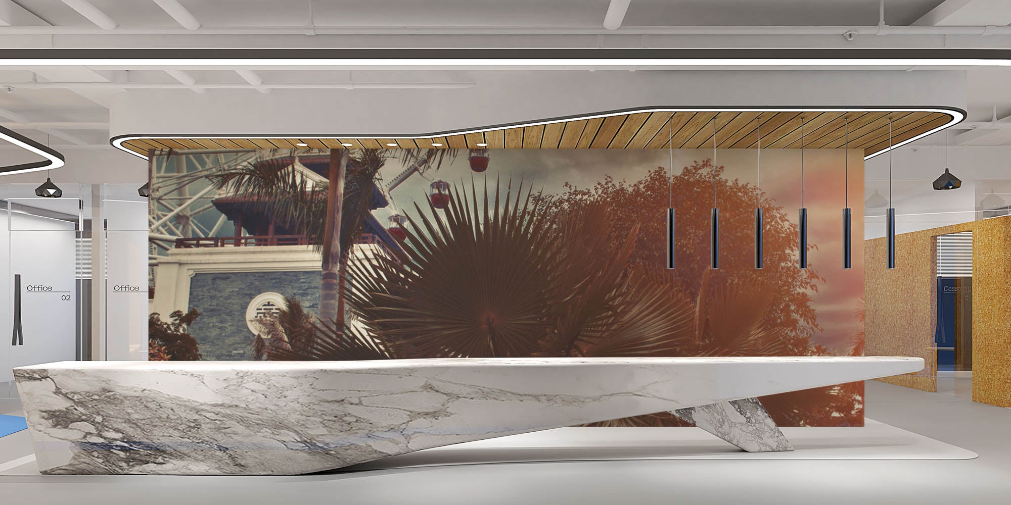 Reuzenrad in Vietnam - LW00423 Fotobehang