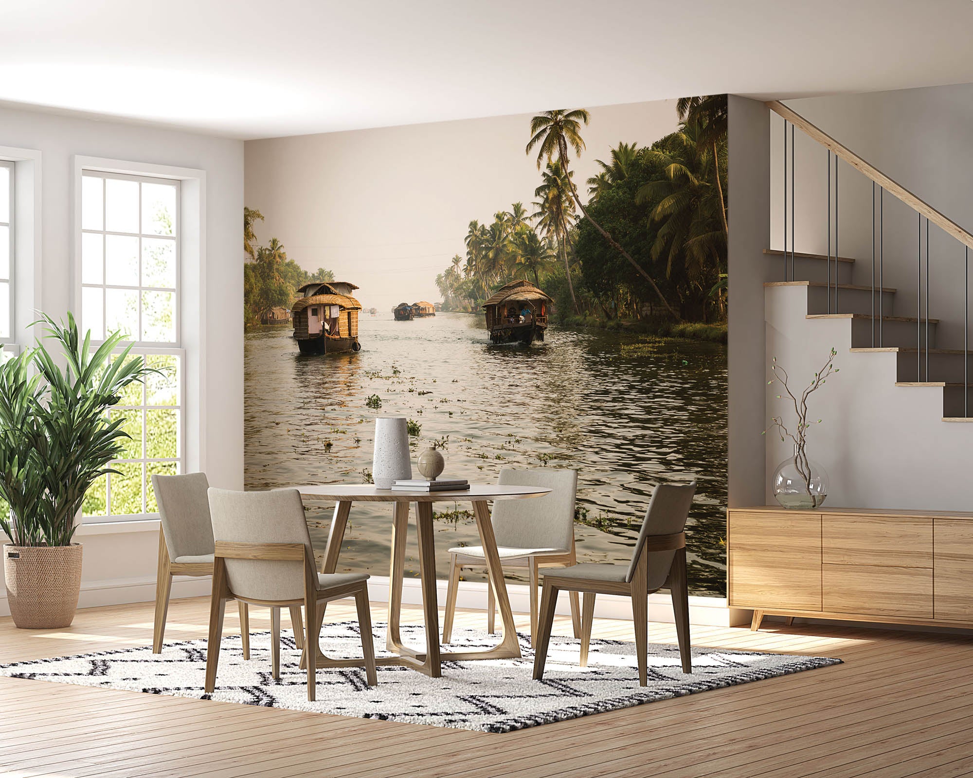 Rivier India - LW00057 - Behang.nl