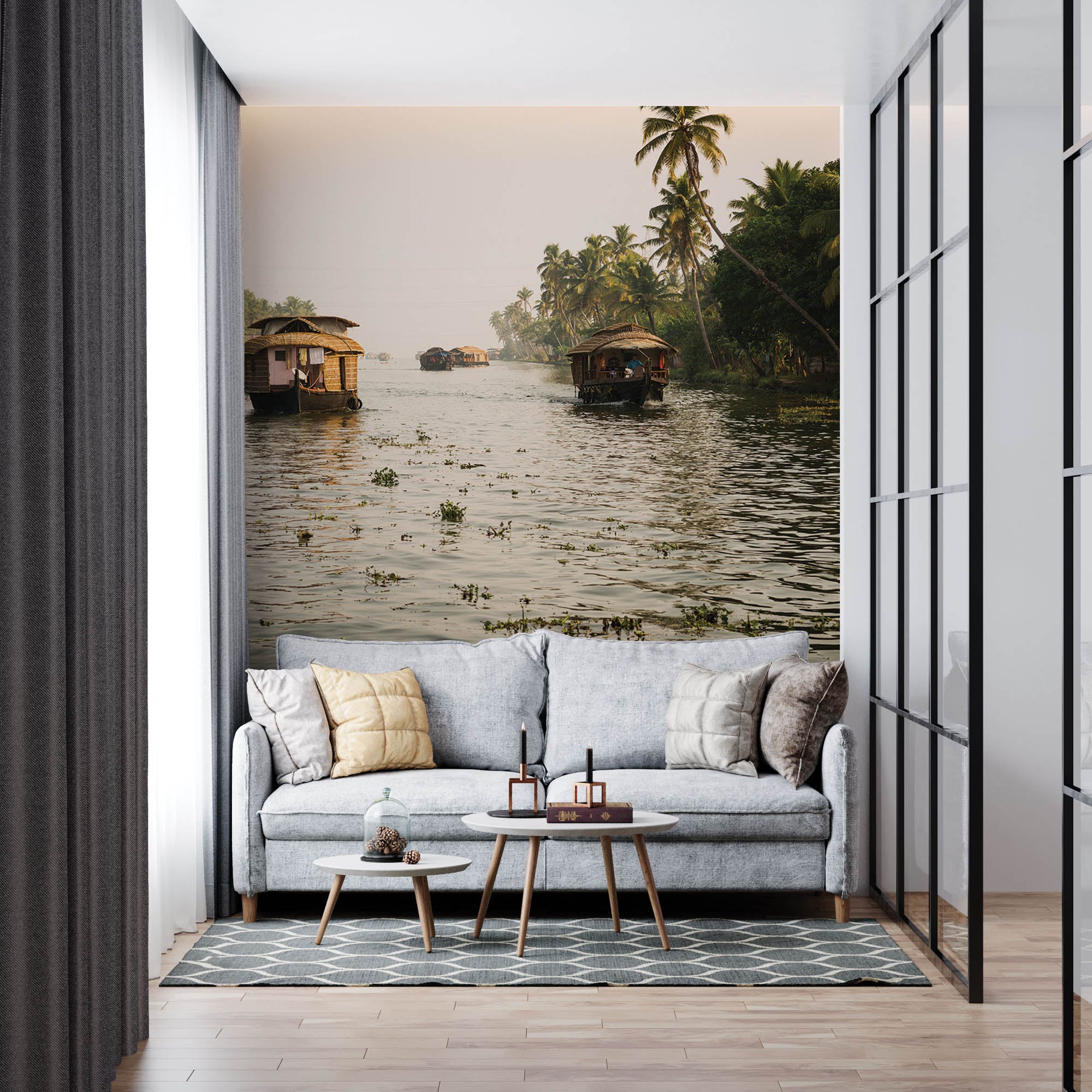 Rivier India - LW00057 Fotobehang