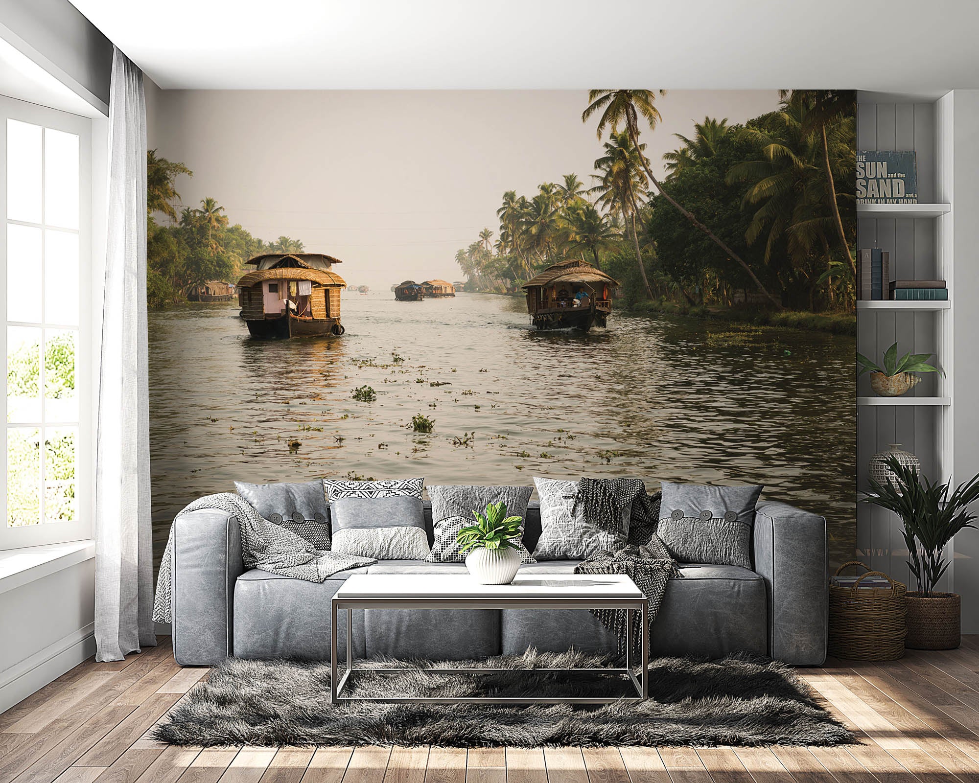 Rivier India - LW00057 - Behang.nl