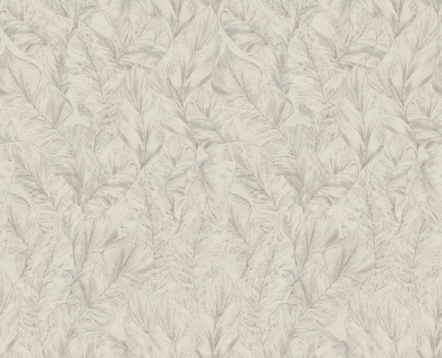 Roberto Cavalli 9 - Bladeren Beige - 21074 Behang
