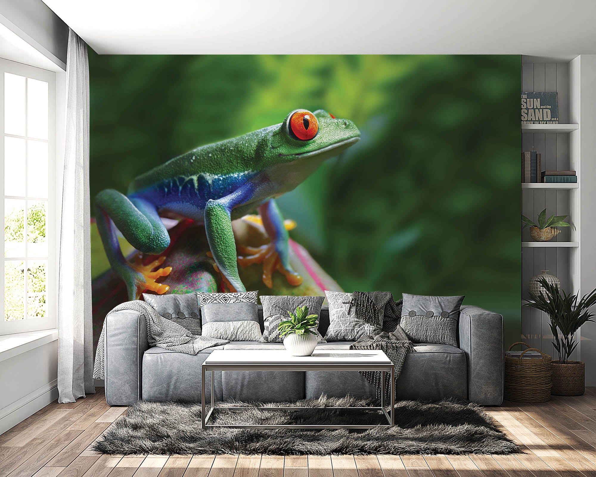 Roodoogmakikker - LW00153 Fotobehang