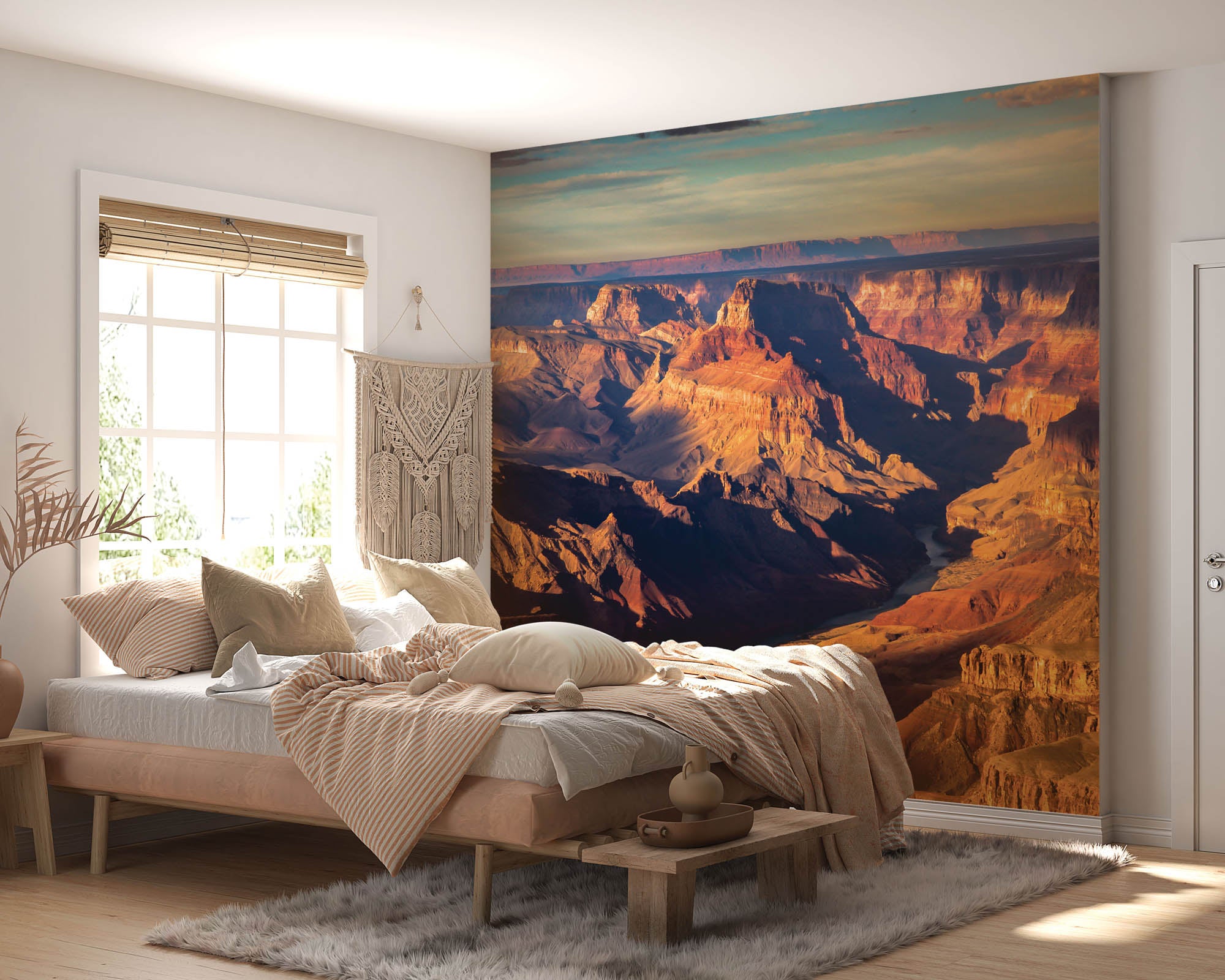 Rotsformaties met rivier - LW00148 Fotobehang