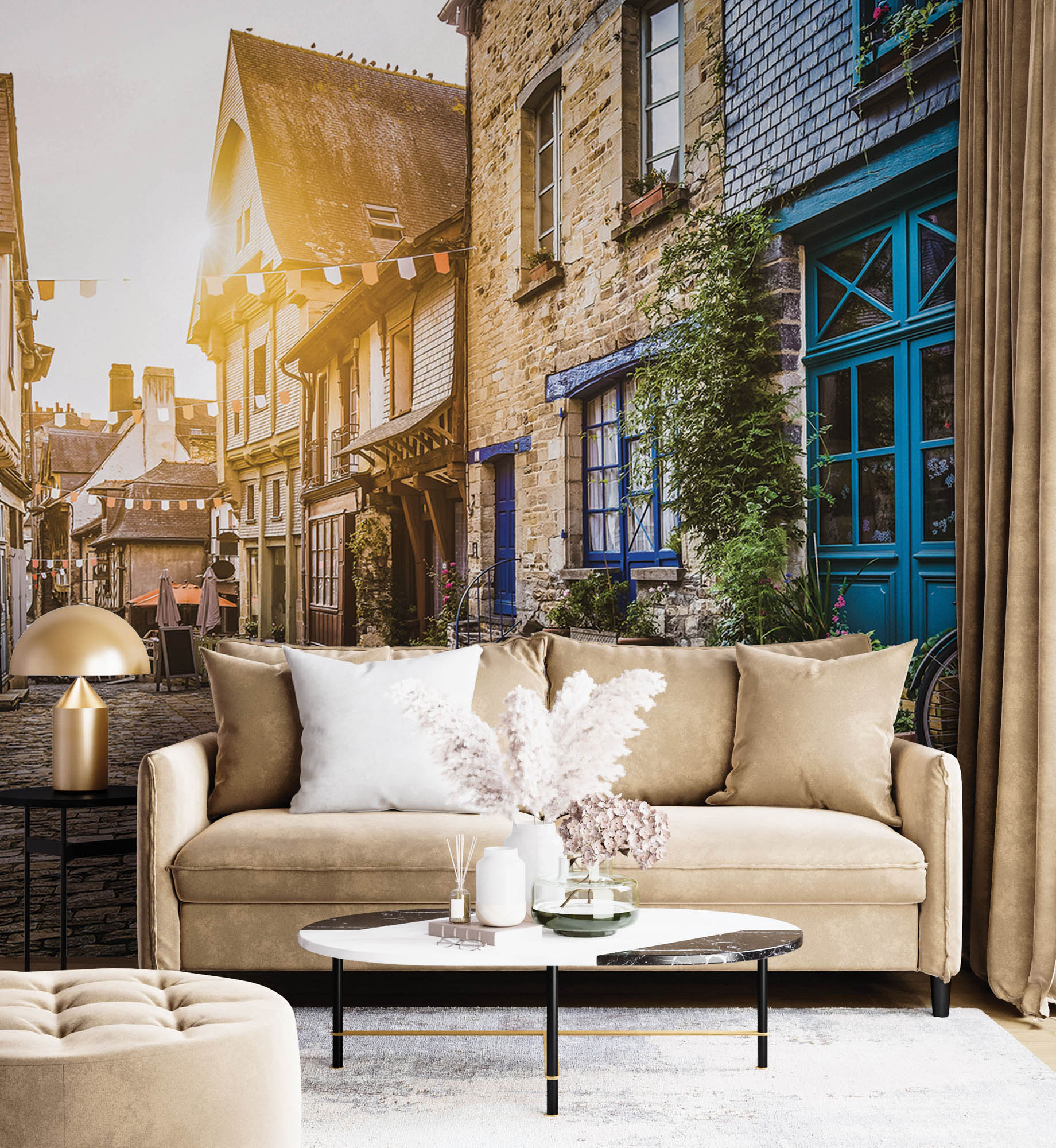 Rustiek steegje - LW00365 Fotobehang