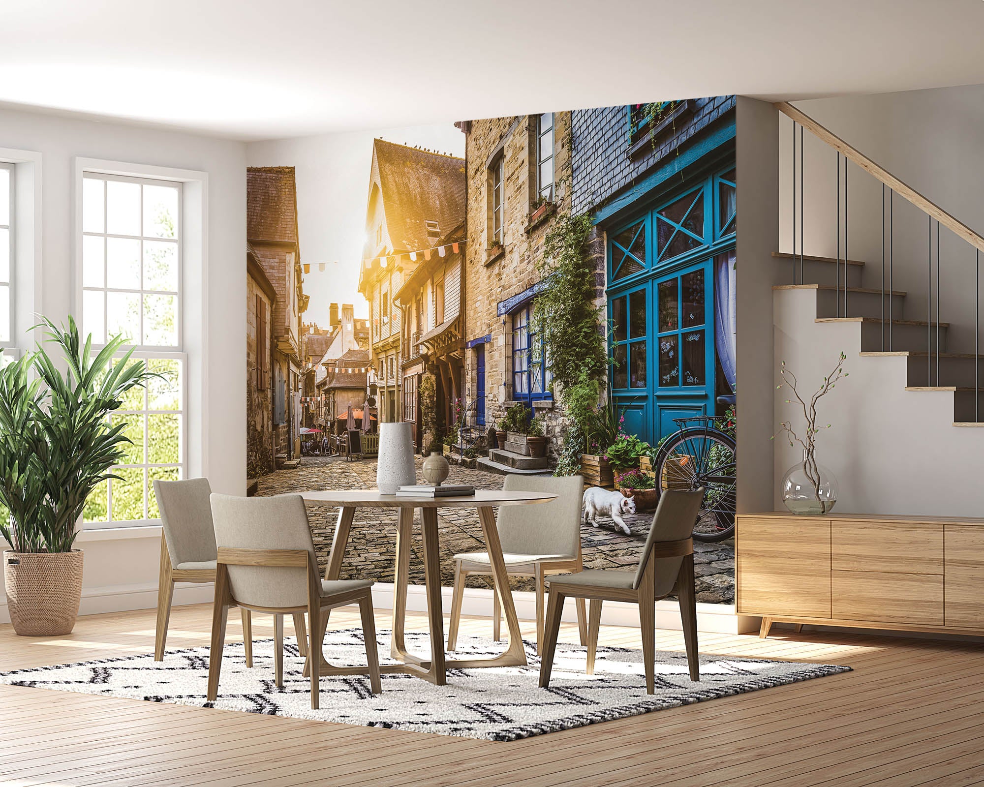 Rustiek steegje - LW00365 Fotobehang