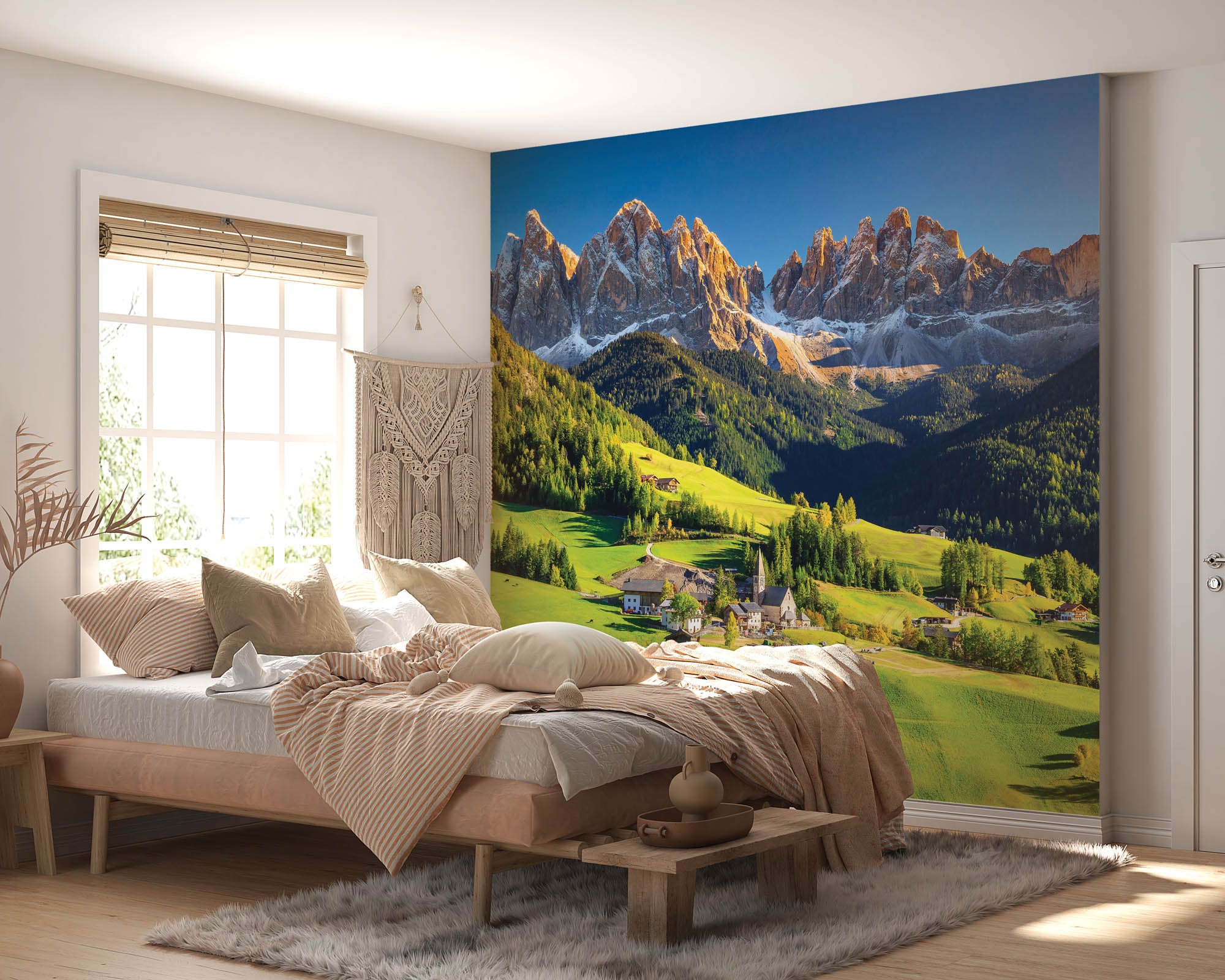 Santa Maddelena en Dolomieten   - LW00130 Fotobehang