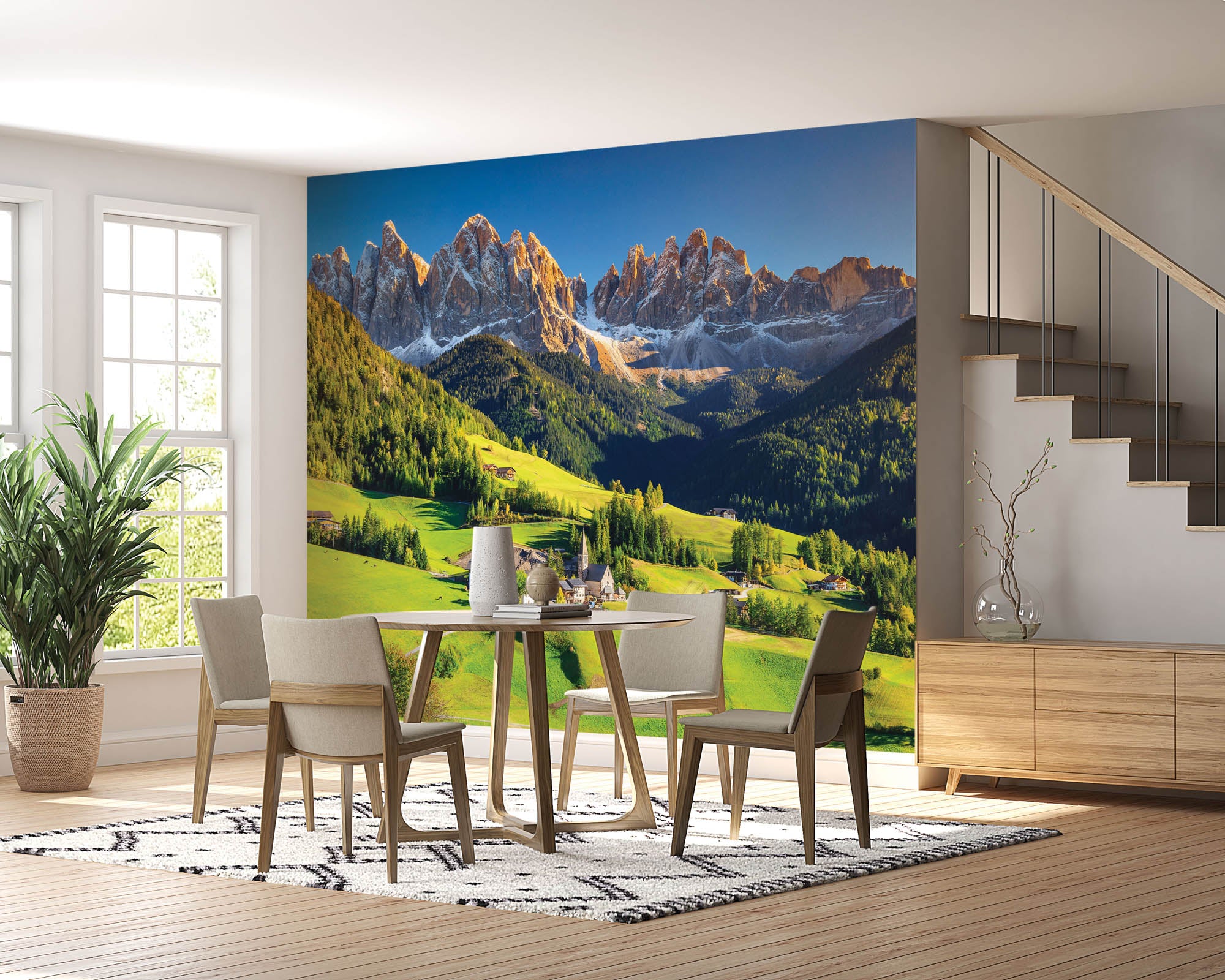 Santa Maddelena en Dolomieten   - LW00130 Fotobehang