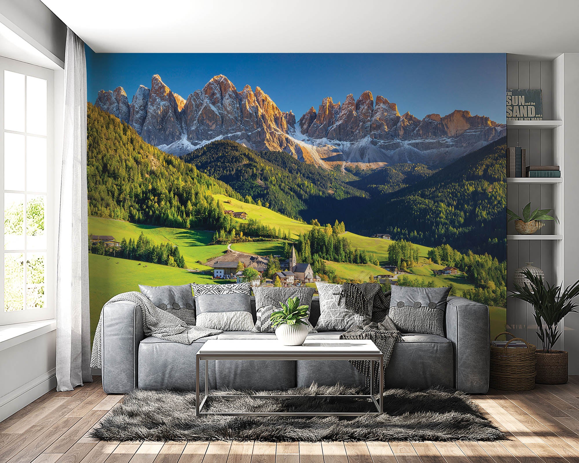 Santa Maddelena en Dolomieten   - LW00130 Fotobehang