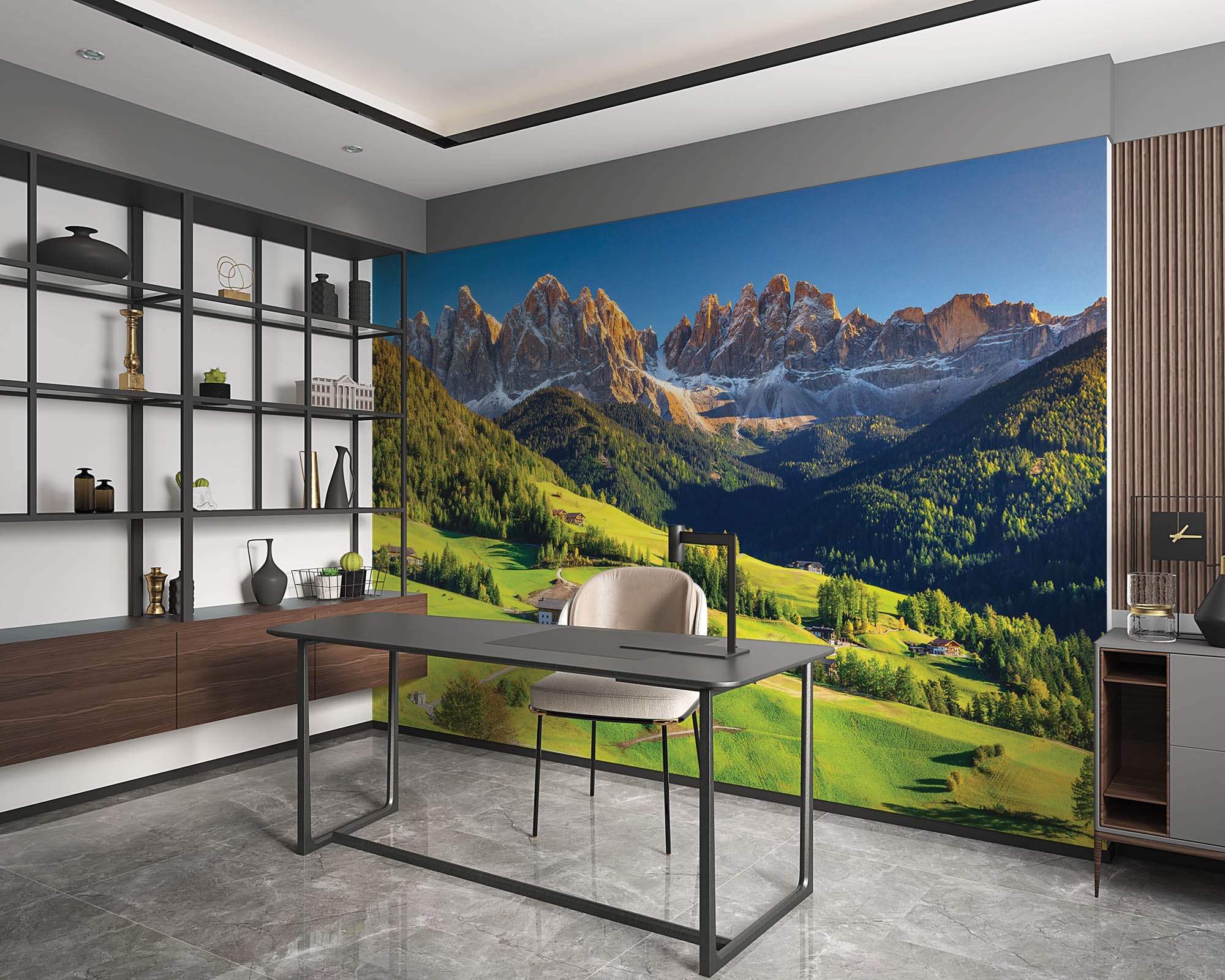 Santa Maddelena en Dolomieten   - LW00130 Fotobehang