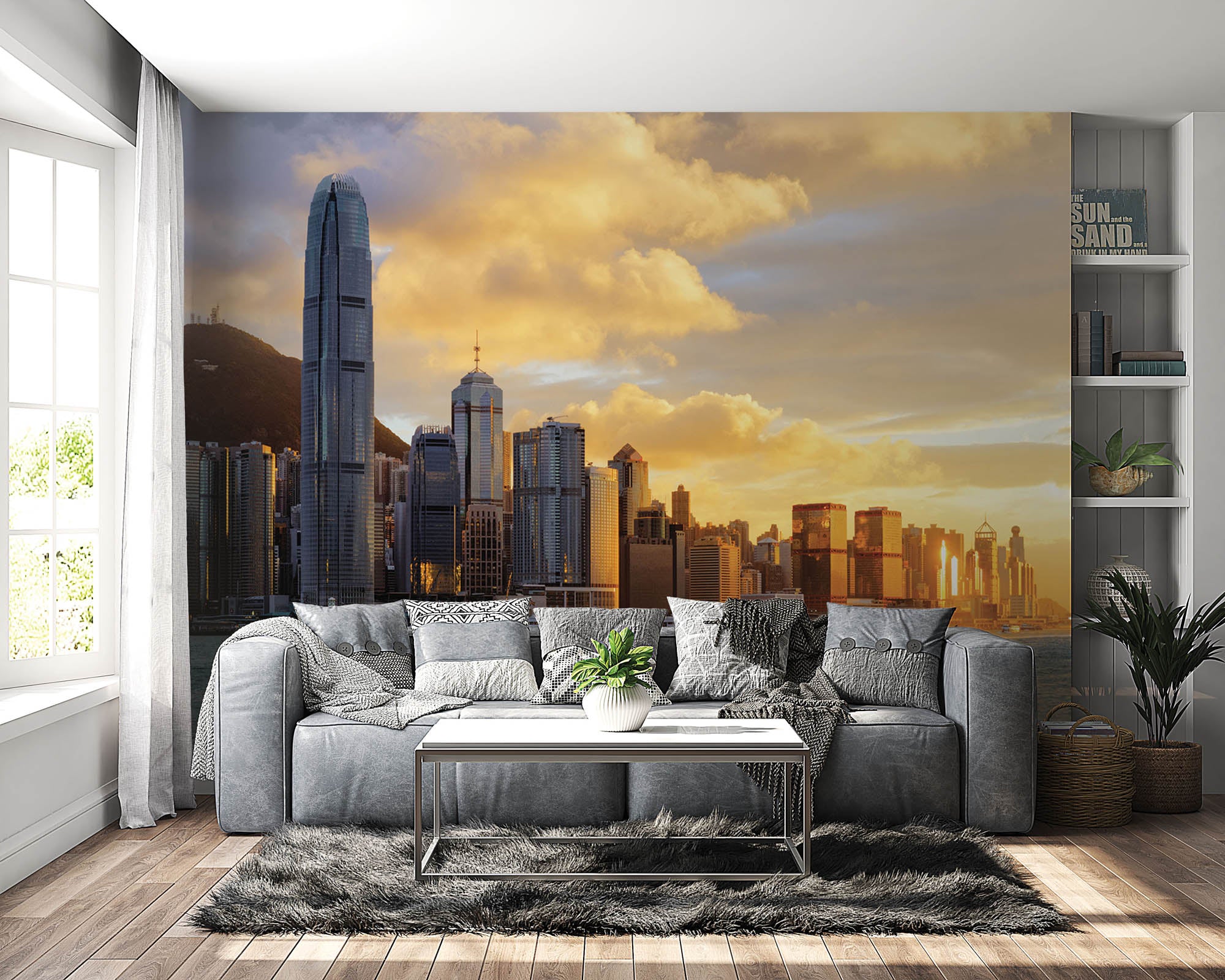 Skyline Hong Kong- LW00049 Fotobehang