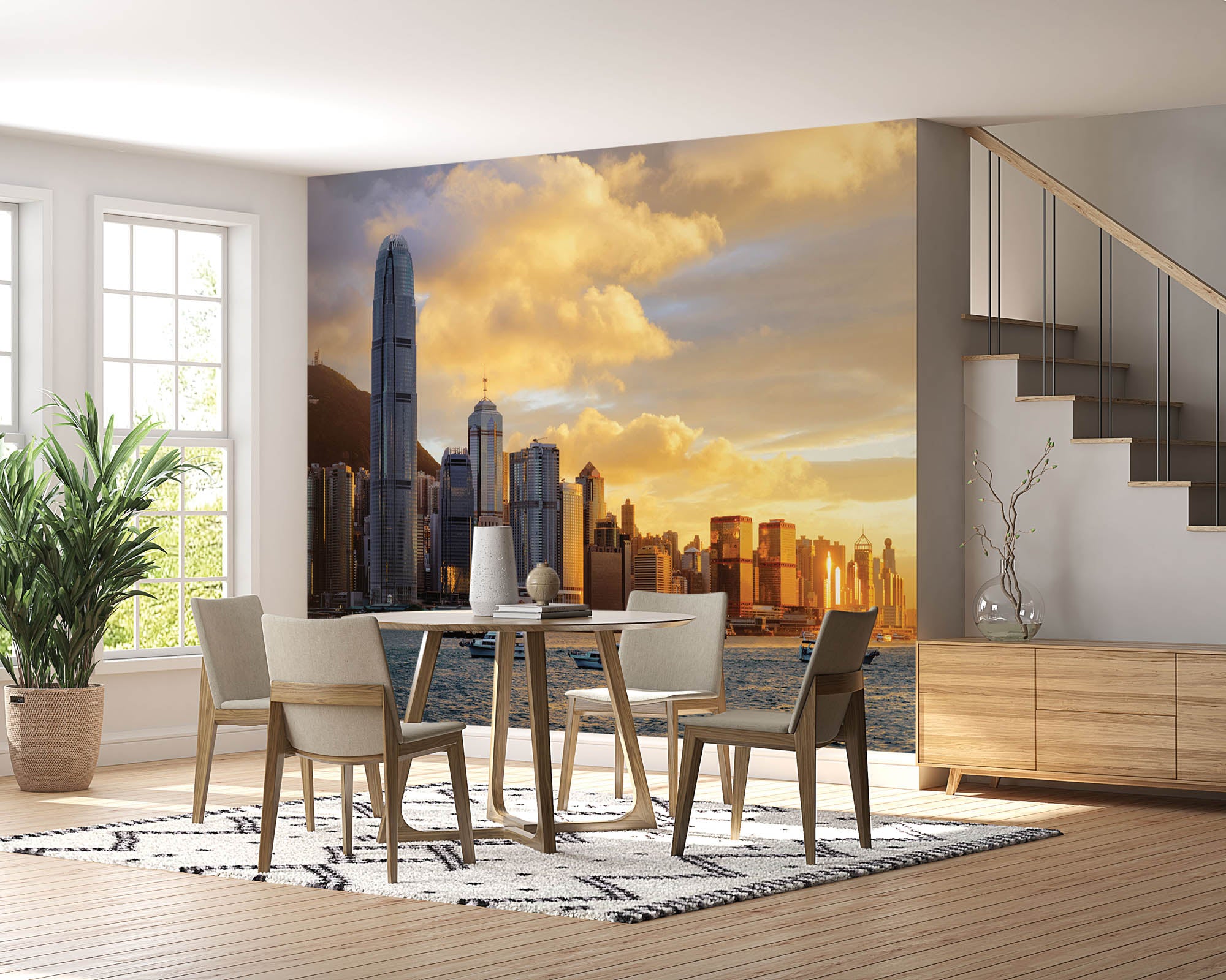 Skyline Hong Kong- LW00049 Fotobehang