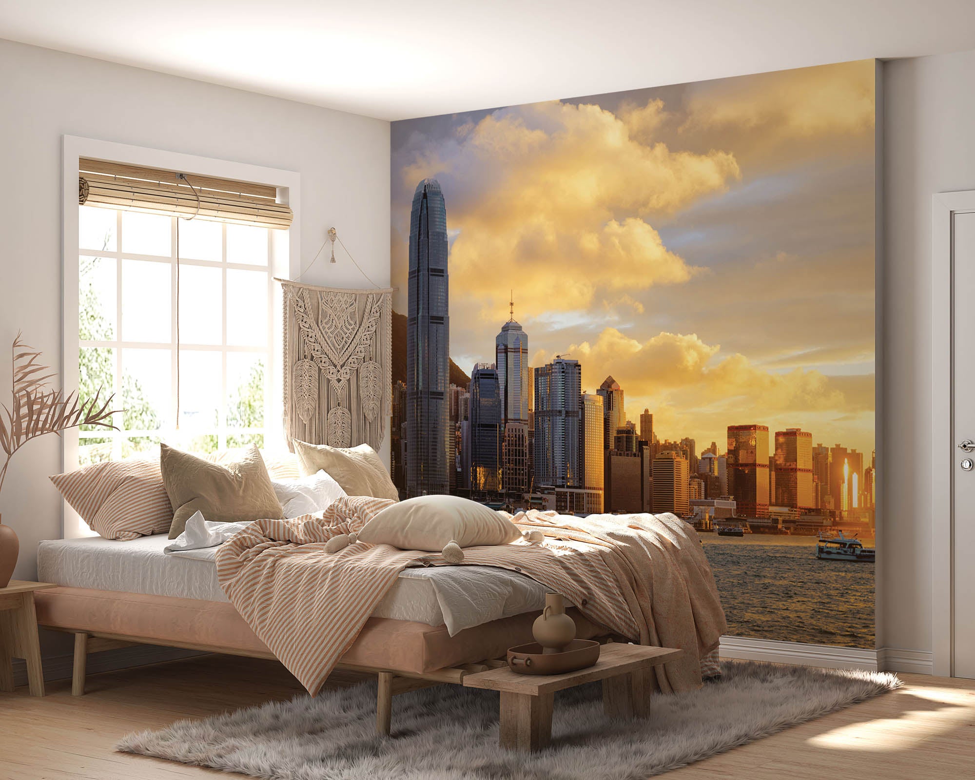 Skyline Hong Kong- LW00049 Fotobehang