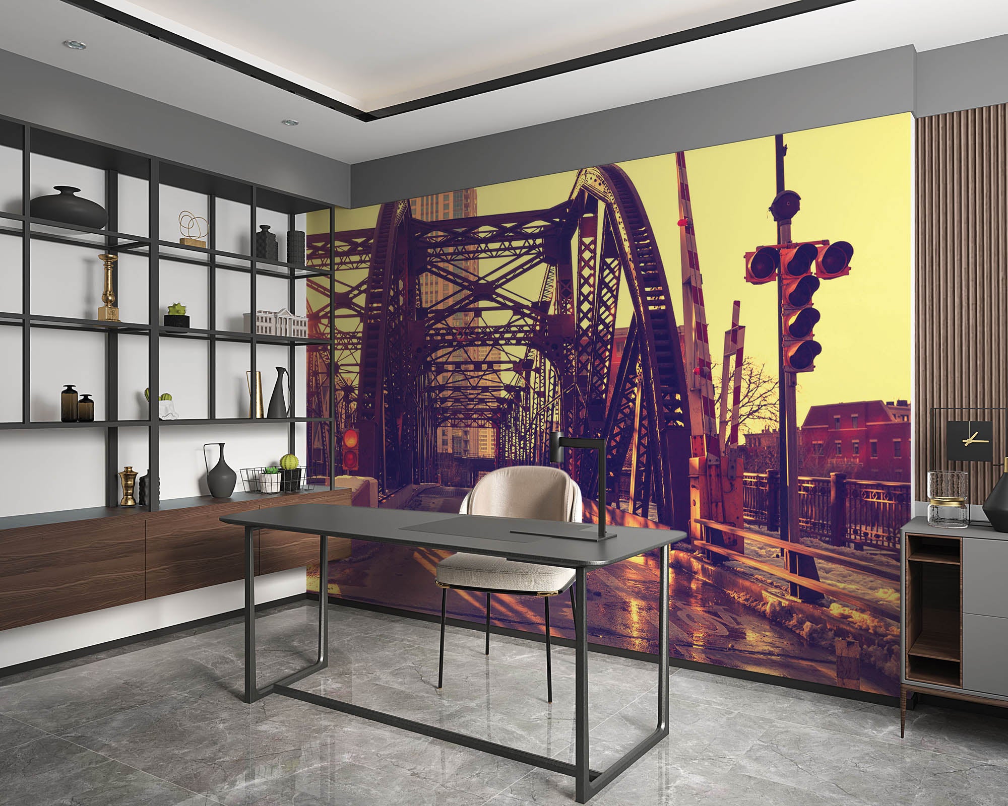 Stadsbrug - LW00356 Fotobehang