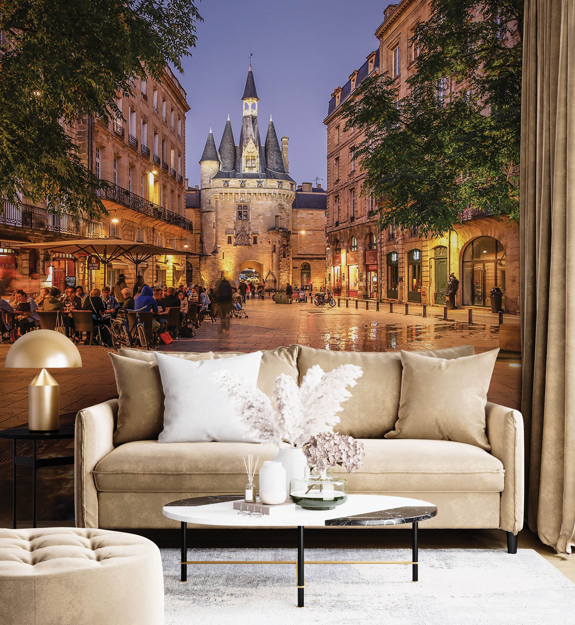 Stadspoort Porte Cailhau - LW00387 Fotobehang