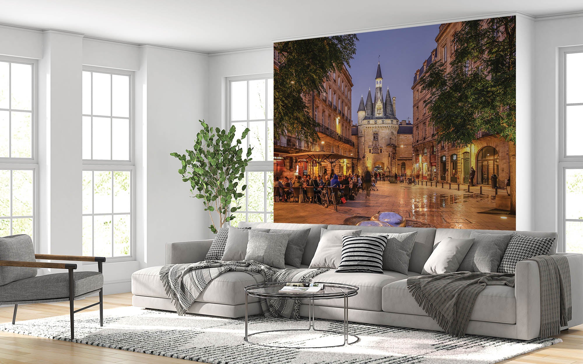 Stadspoort Porte Cailhau - LW00387 Fotobehang