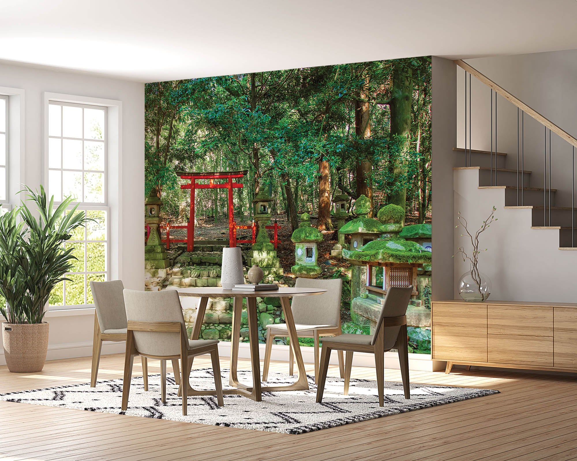 Stenen lantaarns - LW00052 Fotobehang