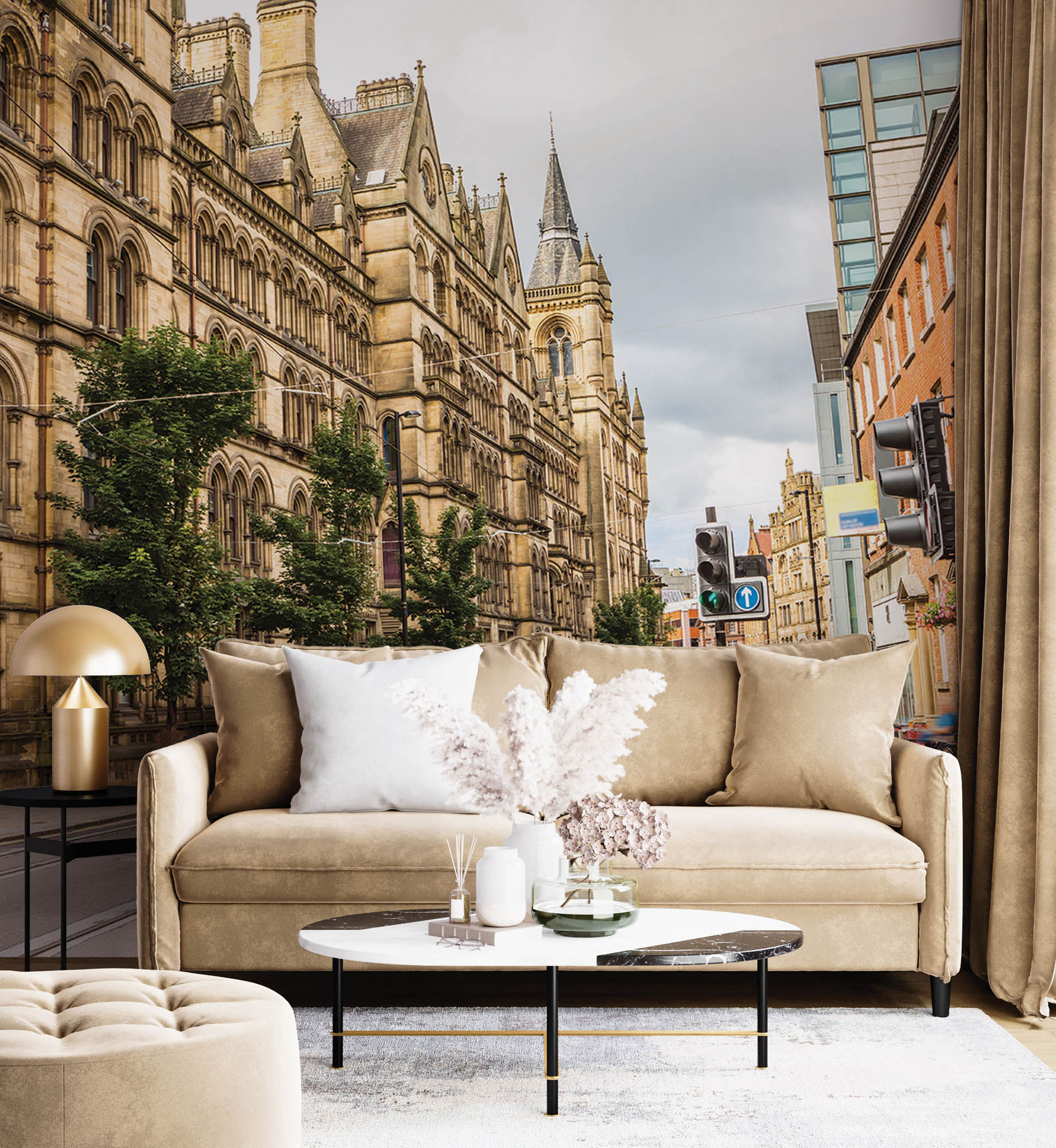 Straat Manchester - LW00377 Fotobehang