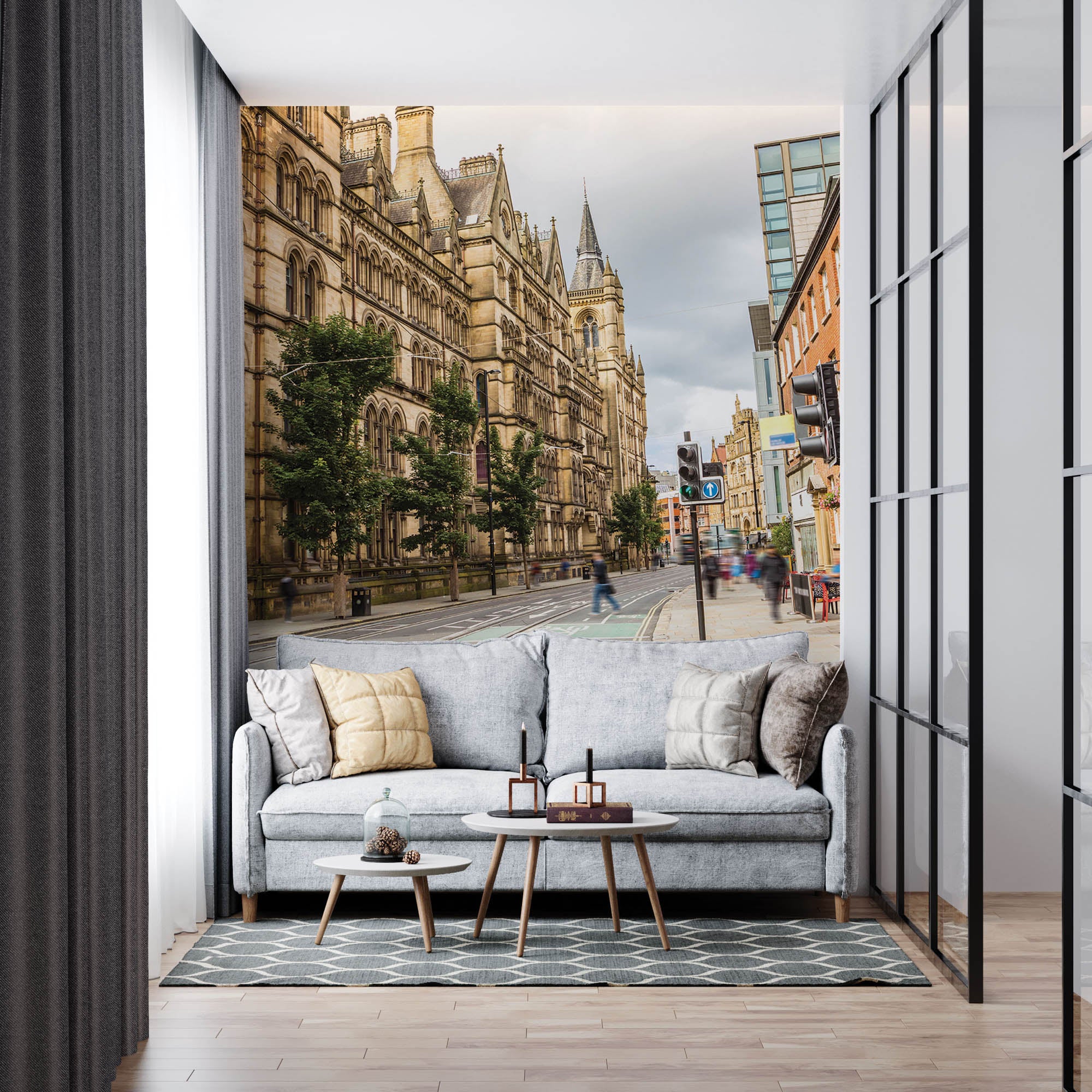 Straat Manchester - LW00377 Fotobehang