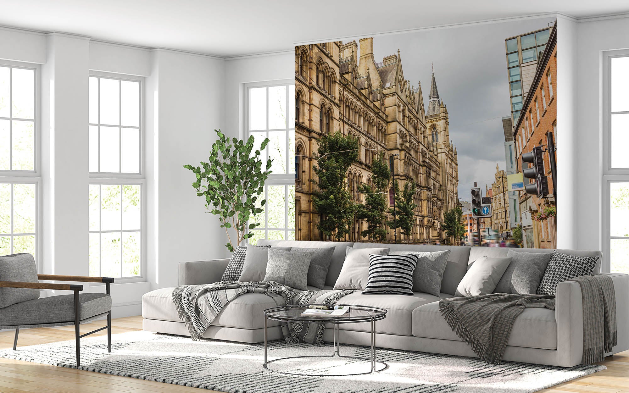 Straat Manchester - LW00377 Fotobehang