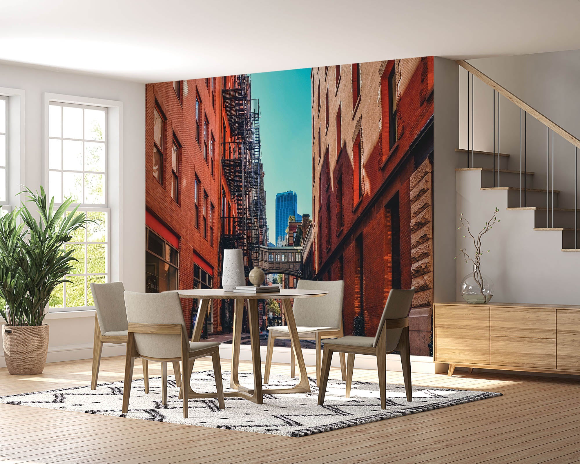 Straat Manhattan - LW00340 Fotobehang